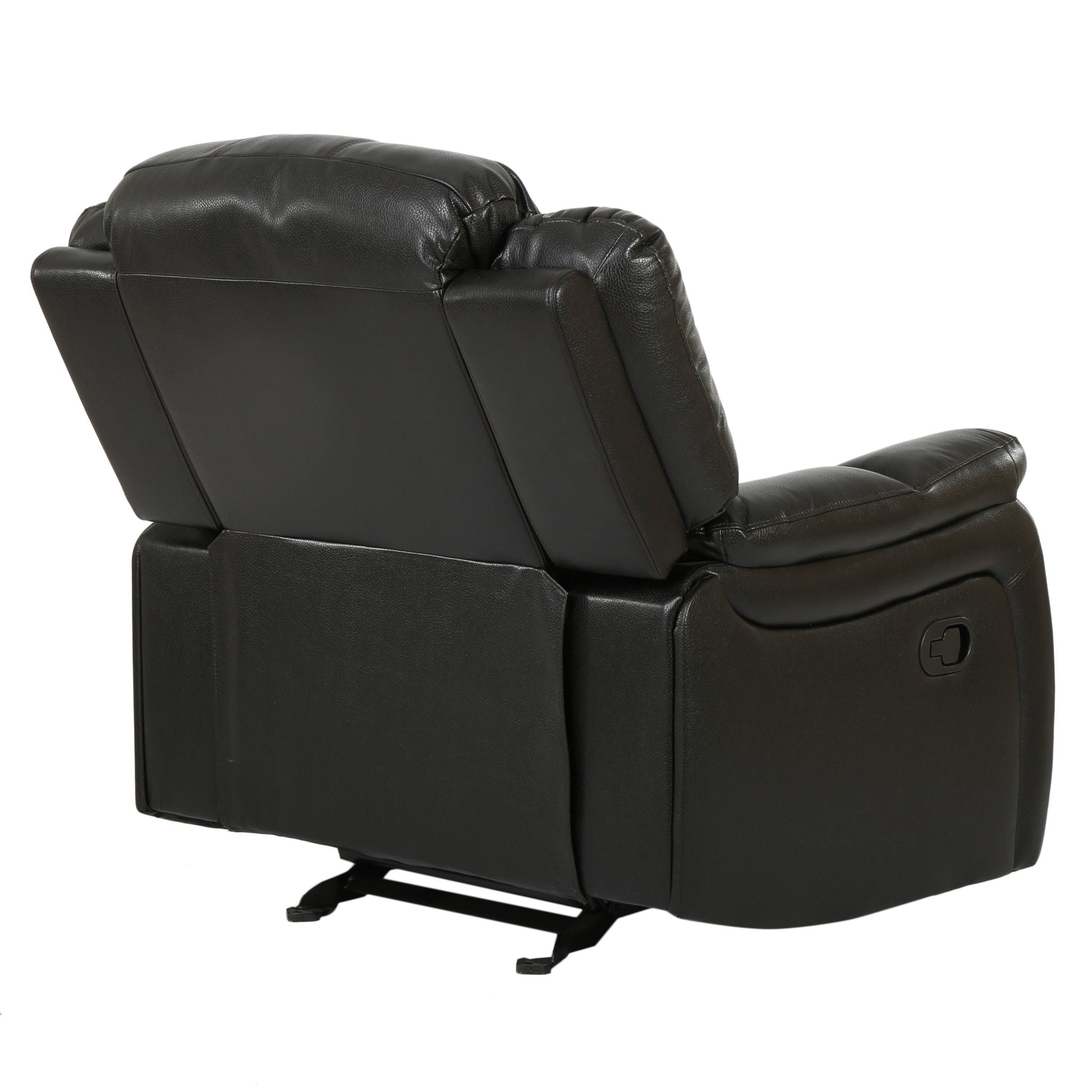 Classic Design Recliner, Upholstery Recliner, Glider Recliner - Black Berry