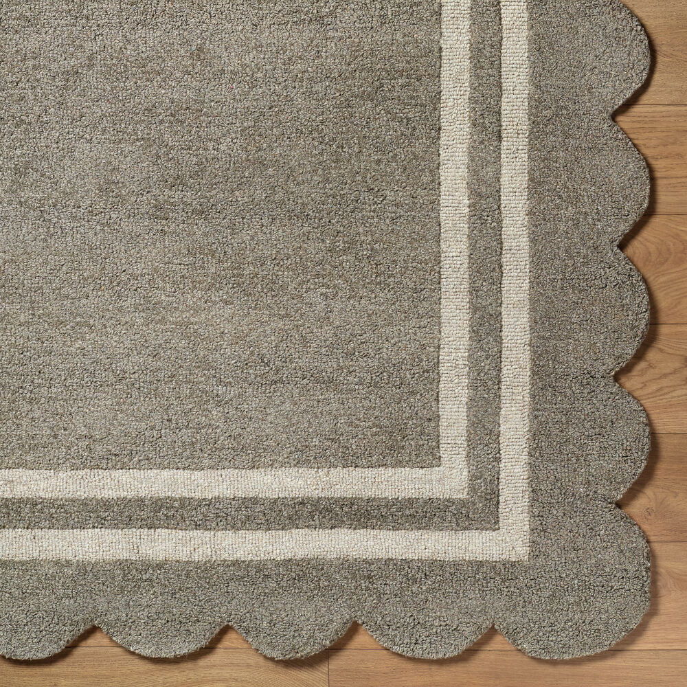 Scalloped Handmade Rug