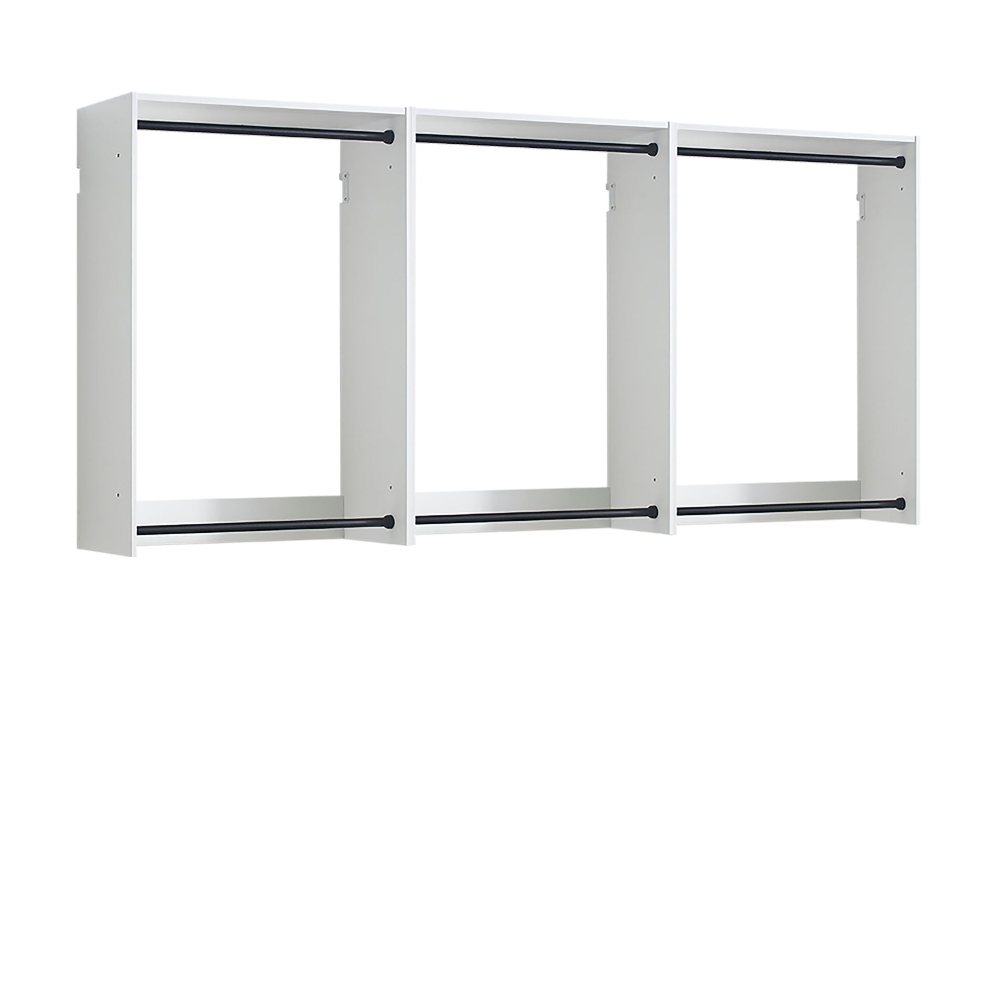 Devi - Wall Mounted Wood Closet System, Modular Units