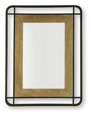 Beelman - Accent Mirror - Black / Brown