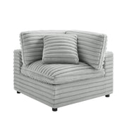 Jenny - Corner Accent Chair - Gray