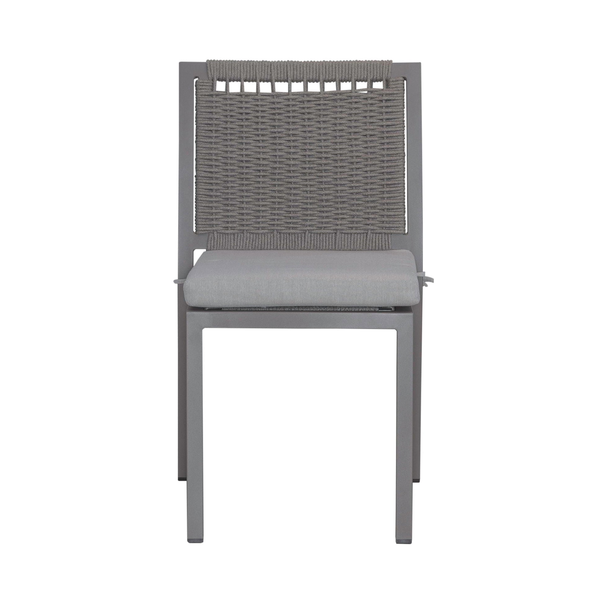Liberty Furniture Plantation Key - Outdoor Panel Back Side Chair - Granite | Meri Furniture