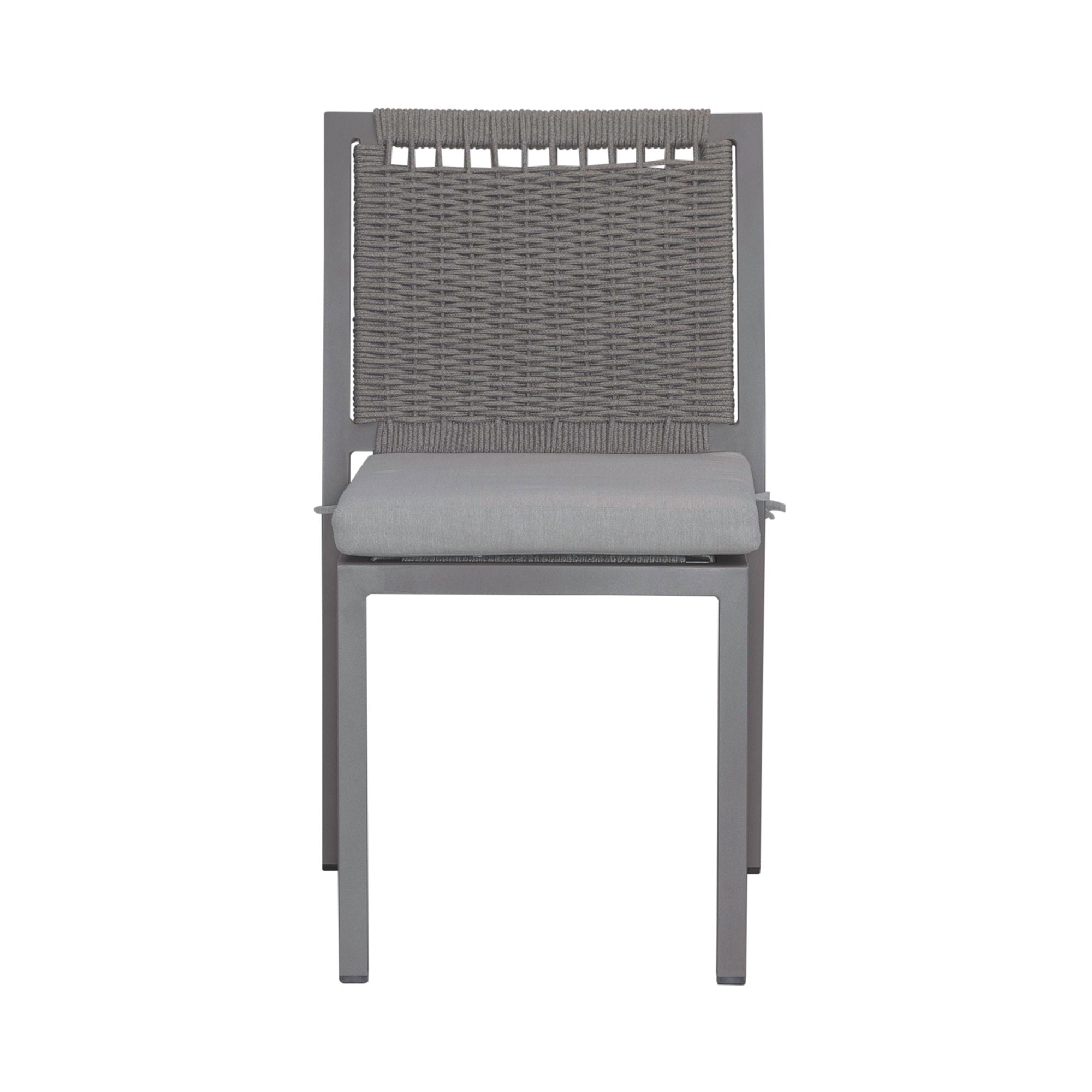 Liberty Furniture Plantation Key - Outdoor Panel Back Side Chair - Granite | Meri Furniture