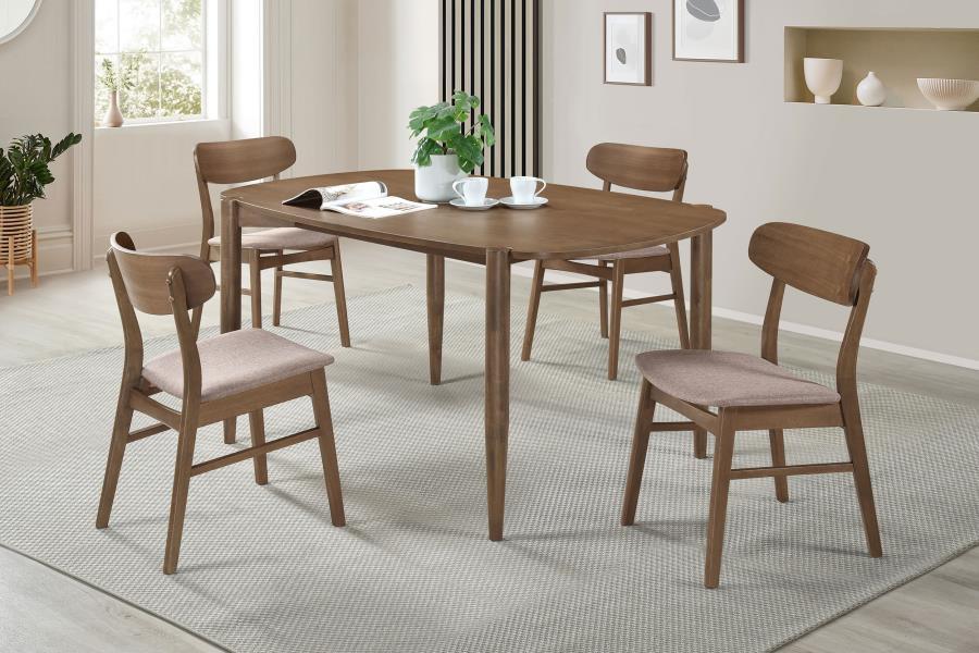 Coaster Fine Furniture Dortch - Oval Solid Wood Dining Set | Meri Furniture