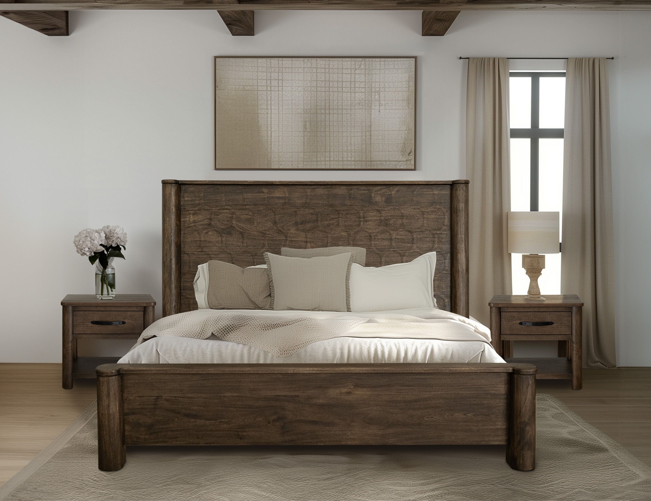 International Furniture Direct Oregon Ranch - Bed | Meri Furniture