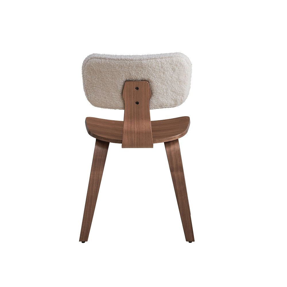 ACME Fixed Table Top Bent Wood Legs Design Natural Finish Style Wooden Legss | Meri Furniture