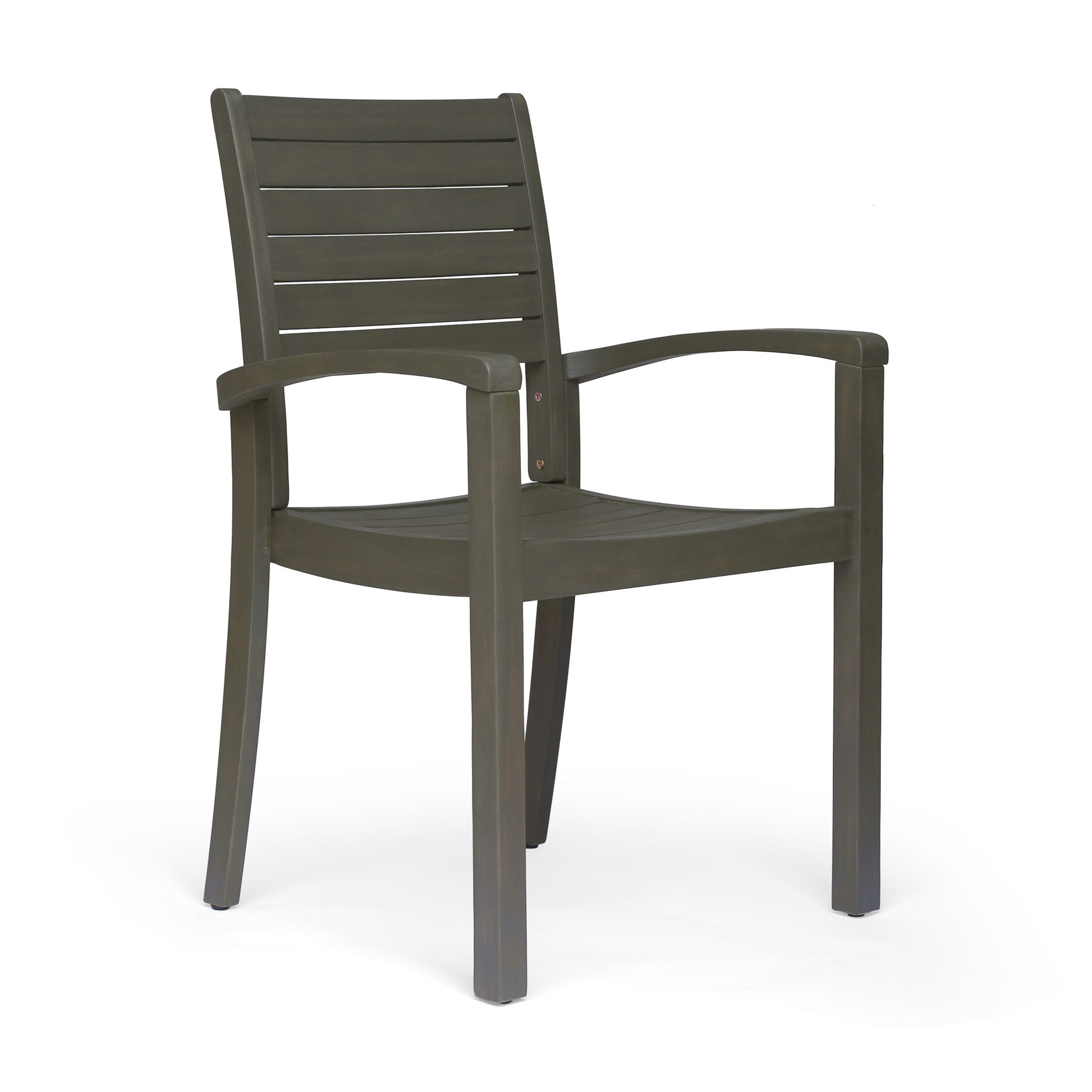 Outdoor Dining Chair, Stacking Design For Patio
