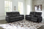 Signature Design by Ashley® Axtellton - Reclining Living Room Set | Meri Furniture