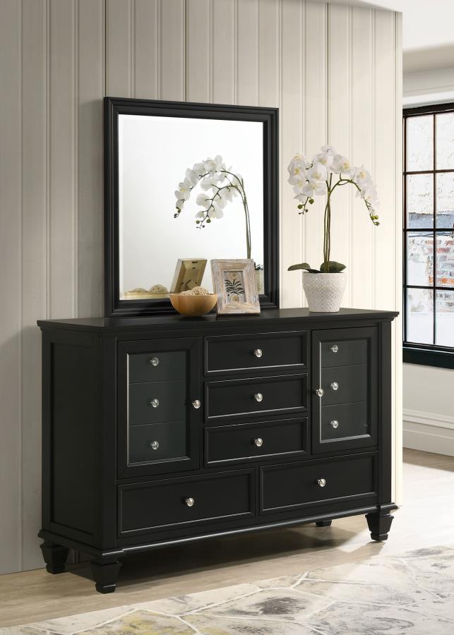 Coaster Fine Furniture Sandy Beach - 11-drawer Dresser With Mirror | Meri Furniture
