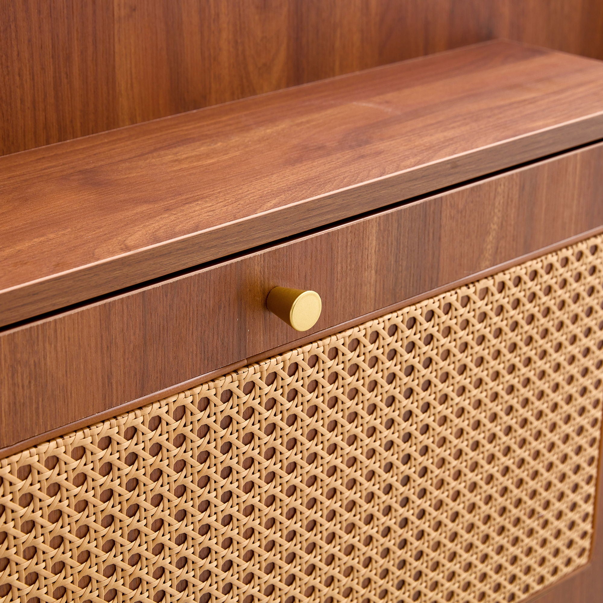 The Modern Minimalist Shoe Cabinet, Suitable For A Variety Of Styles Including Nordic, Japanese, And Industrial - Walnut
