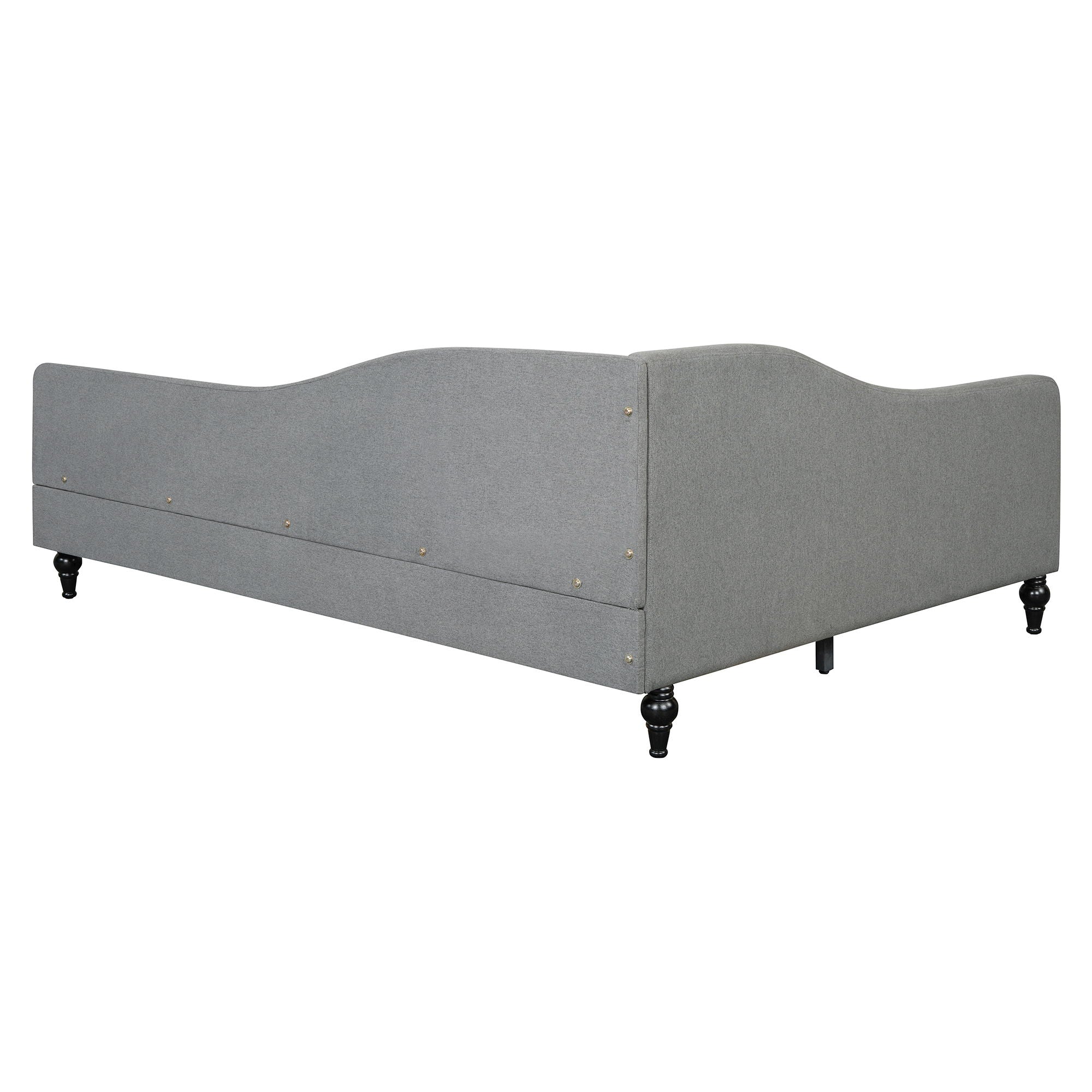 Modern L Shaped Linen Daybed With Legs
