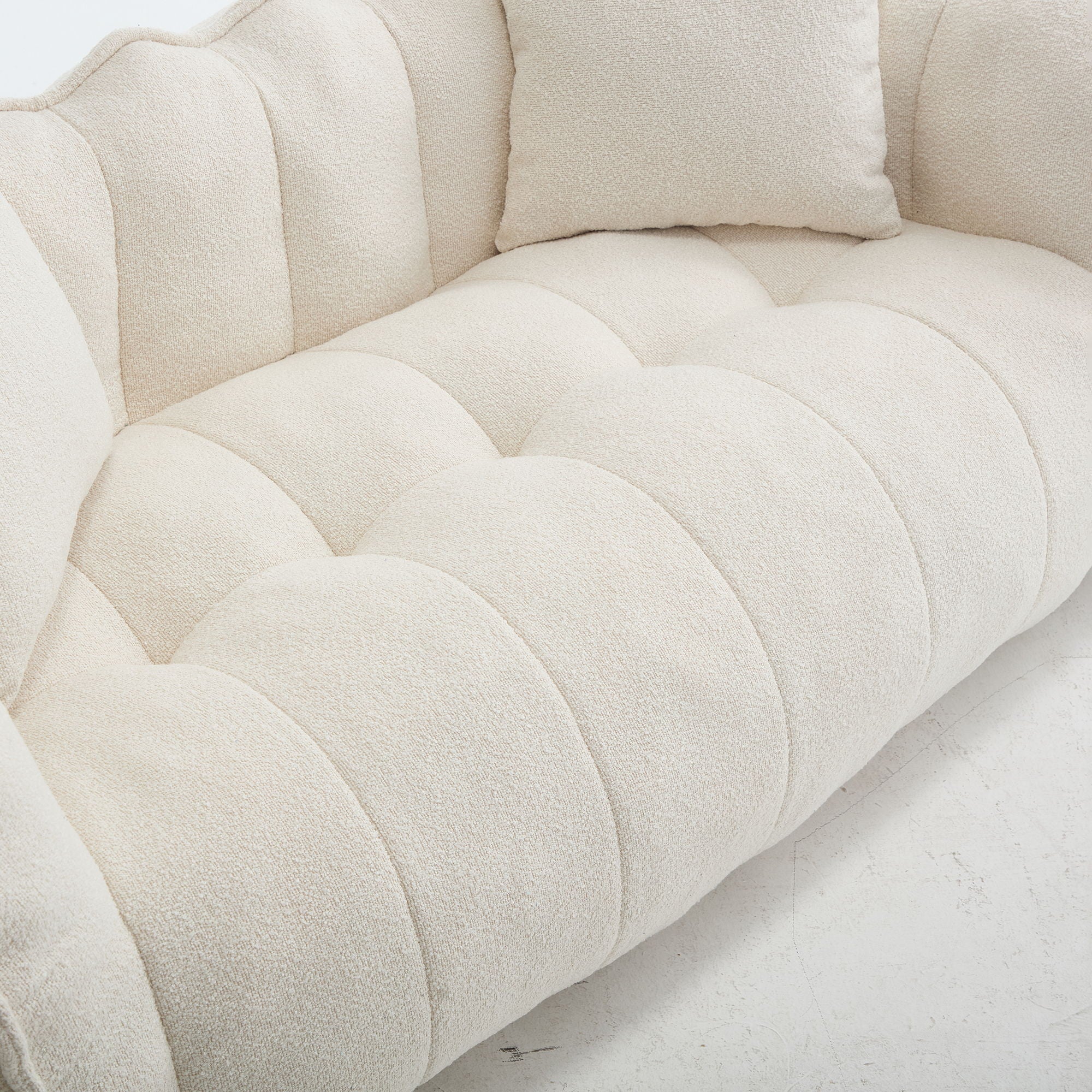 Cozy Beanbag Chair With High Resilience Foam Core For 2