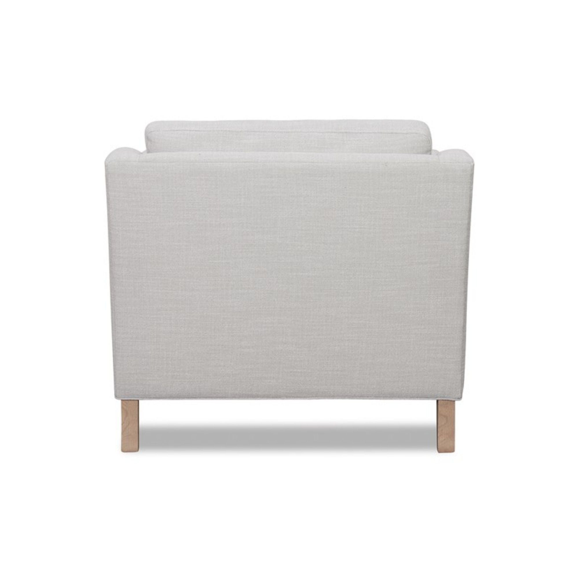 Chair With High Track Arms - Beige