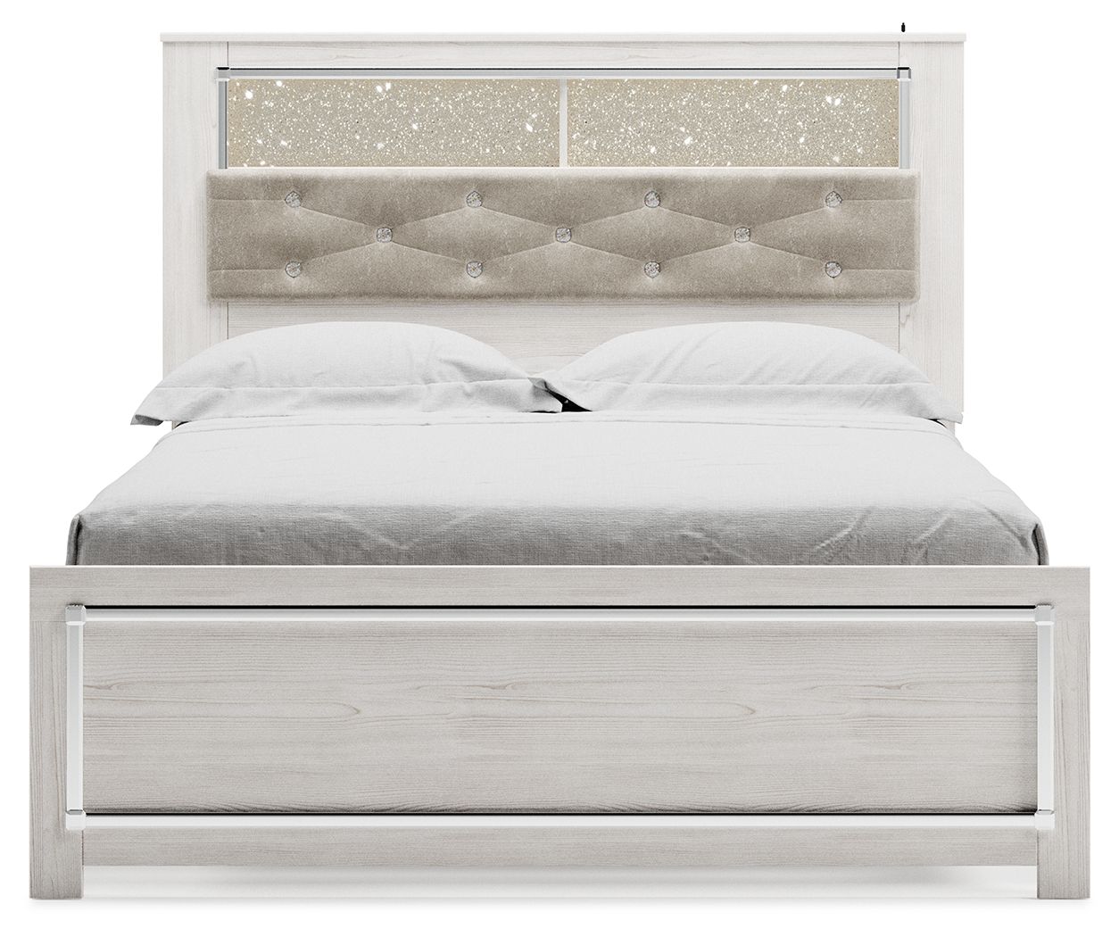 Ashley Furniture Altyra - Panel Bookcase Headboard | Meri Furniture