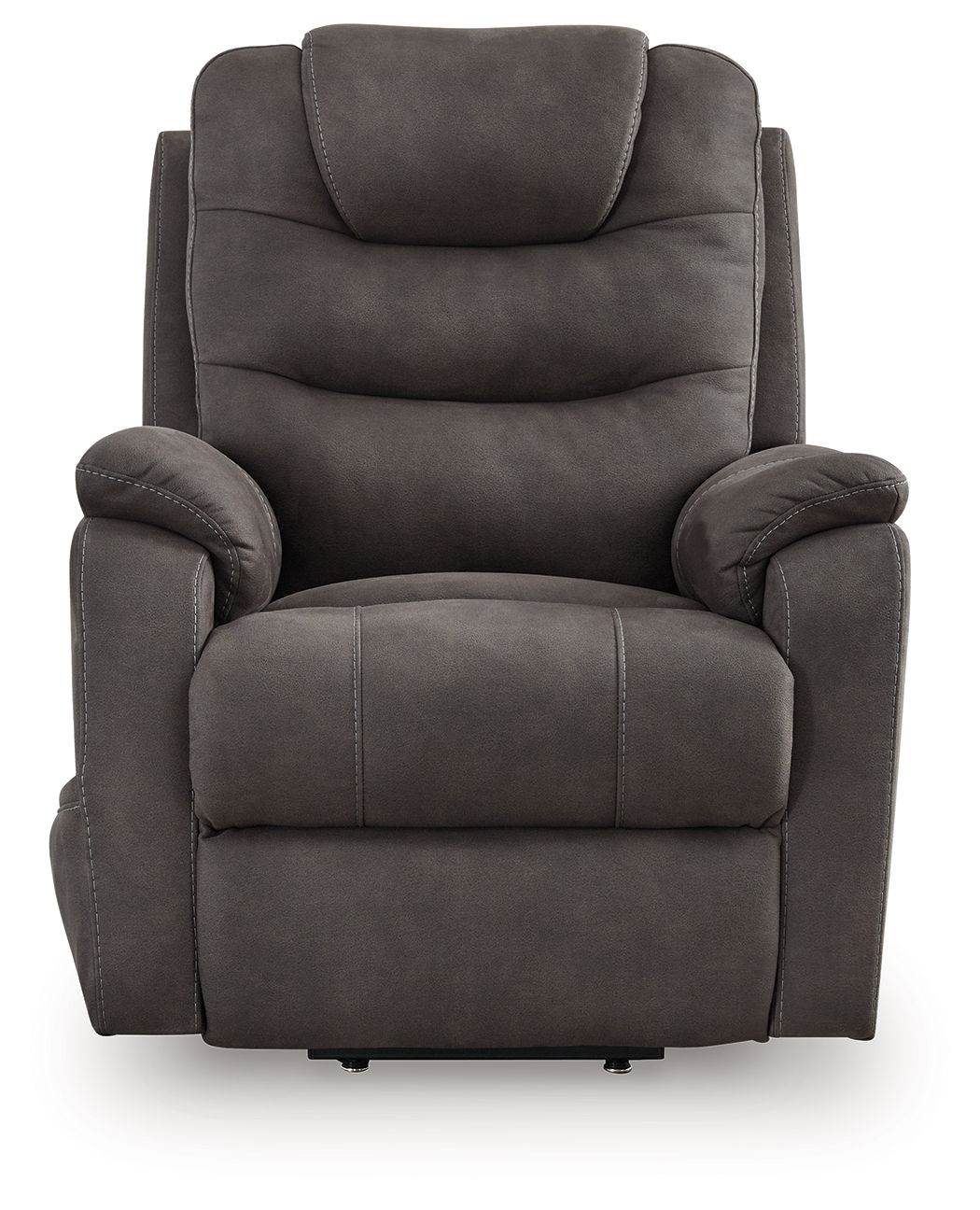 Signature Design by Ashley® Snowfield - Gunmetal - Power Lift Recliner | Meri Furniture