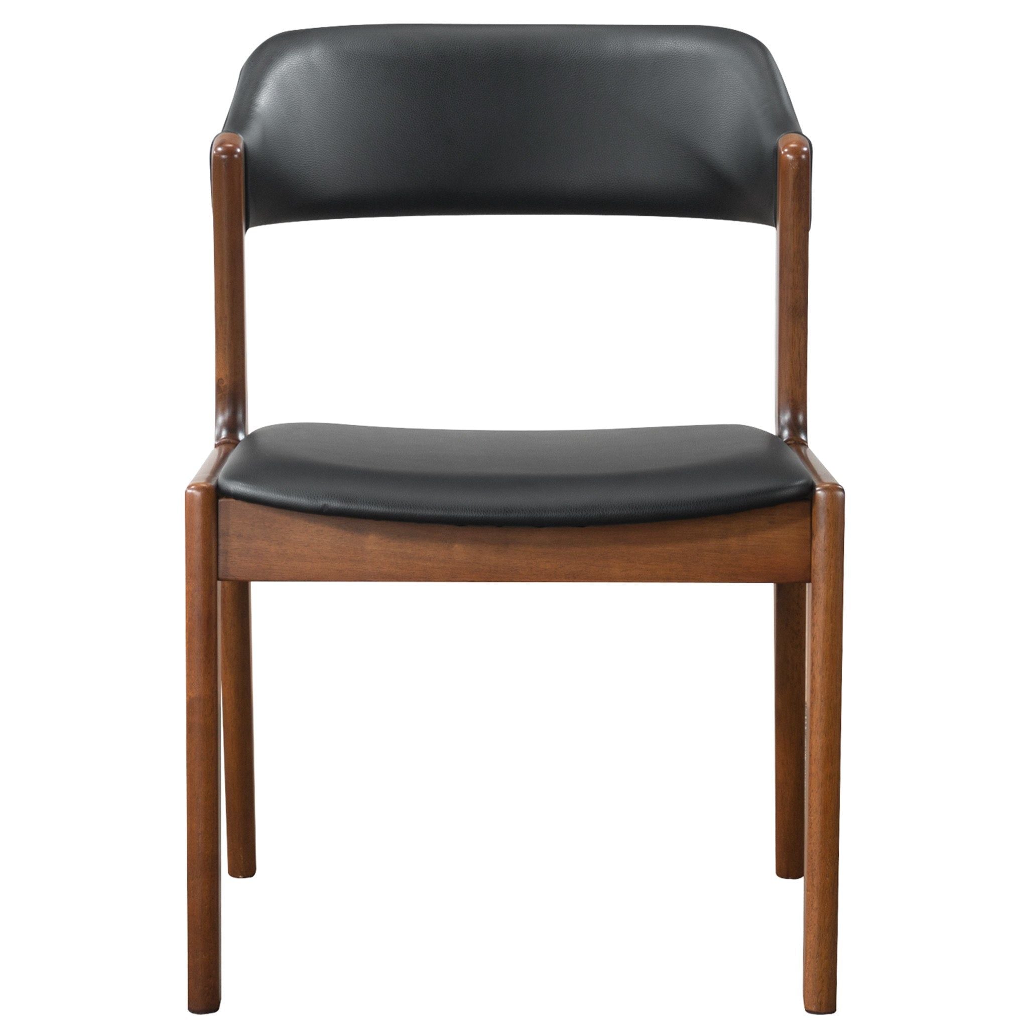 Enzo - Dining Chair (Set of 2) - Black / Brown