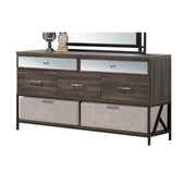 ACME Adrianna - Dresser - Walnut | Meri Furniture