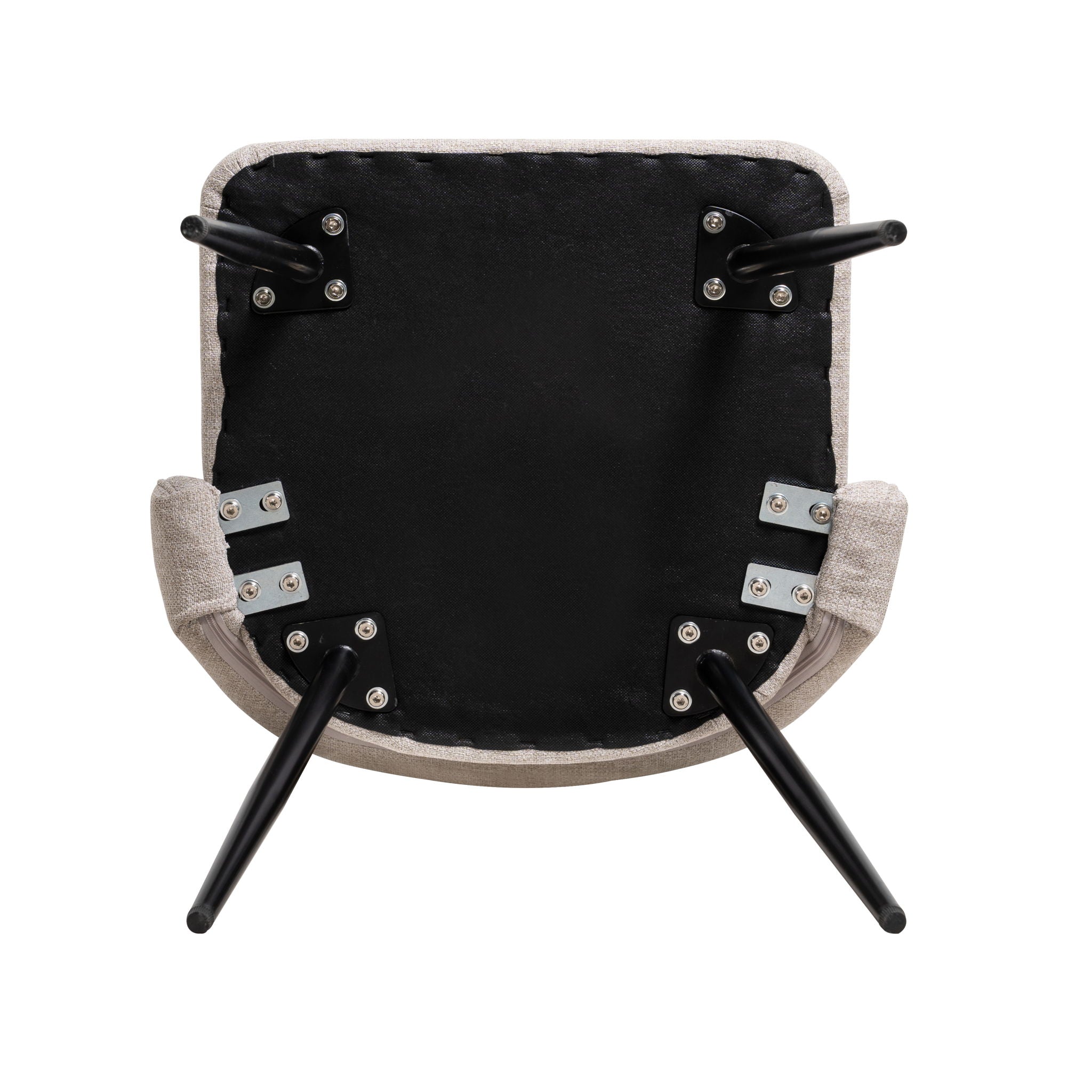 Chair With High Resilience Filling, Adjustable Feet For Kitchens (Set of 4)