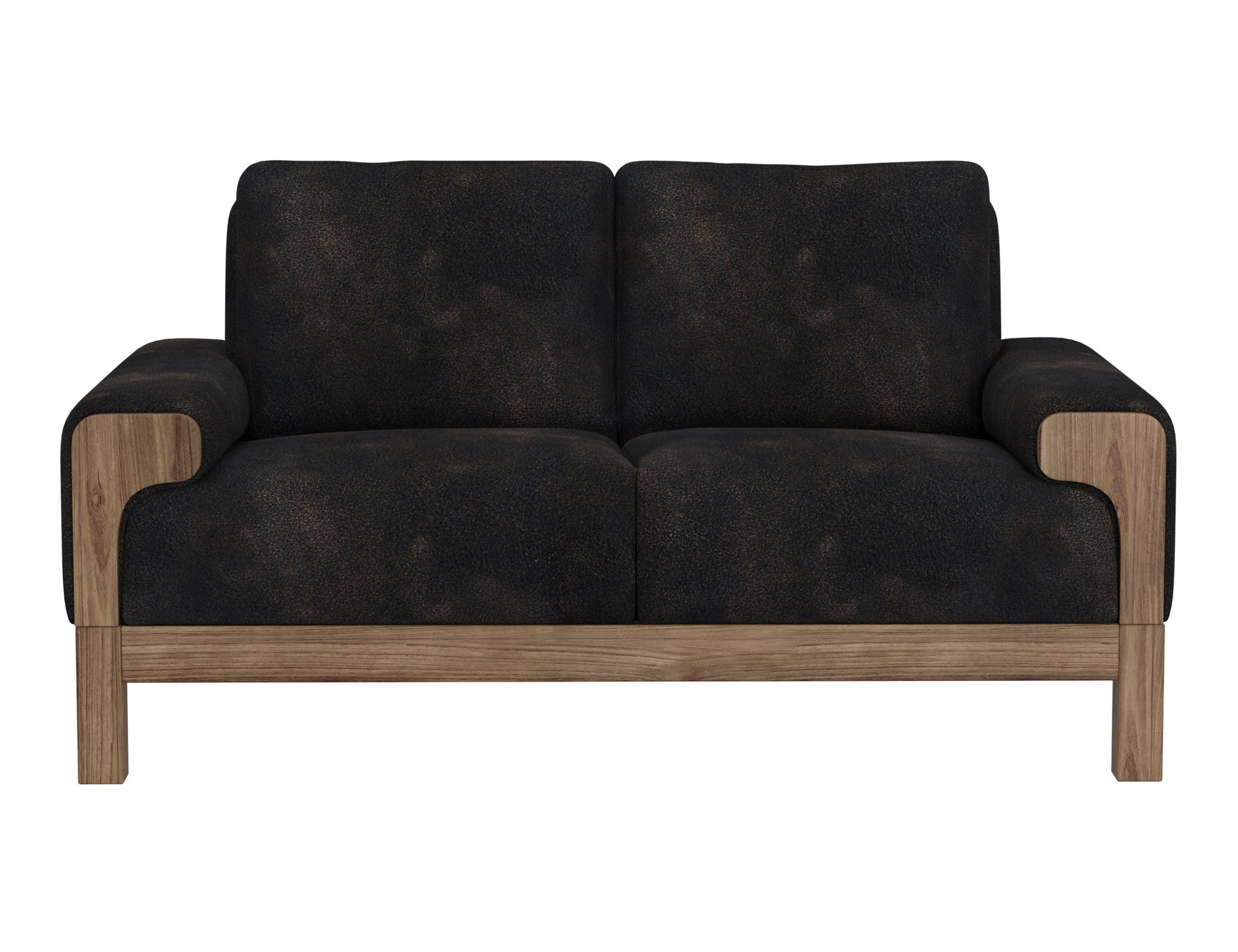 International Furniture Direct Sedona - Loveseat - Licorice | Meri Furniture