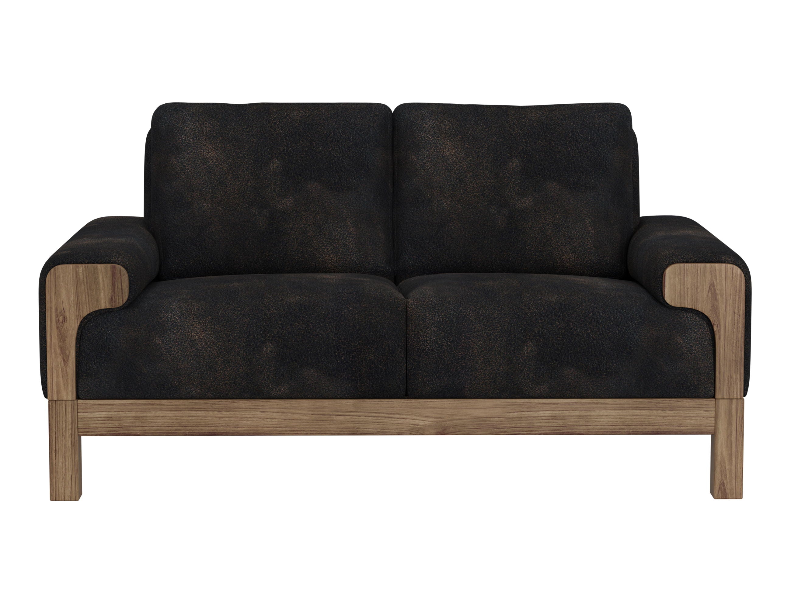 International Furniture Direct Sedona - Loveseat - Licorice | Meri Furniture