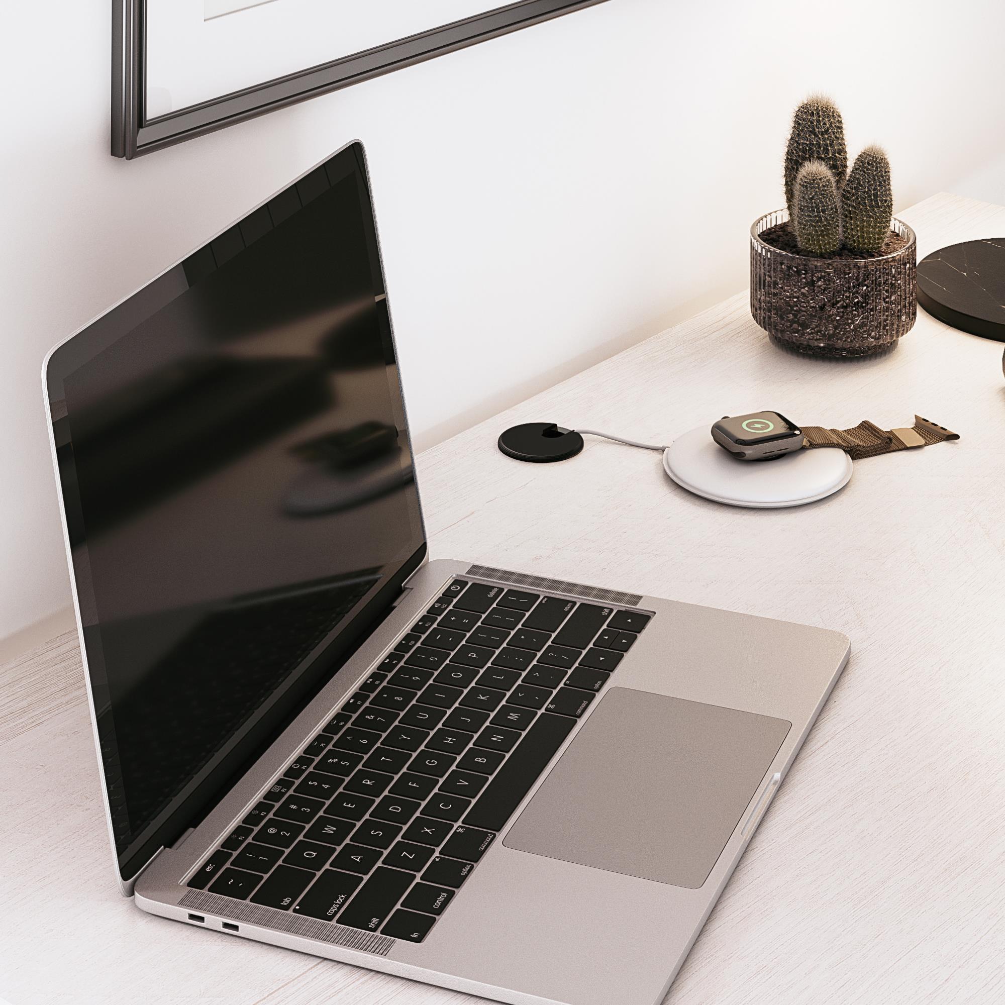 Sorina - Writing Desk - White / Light Oak