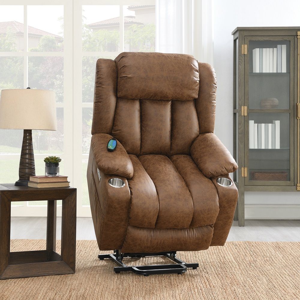 ACME Omarion - Power Recliner With Lift & Heating & Massage | Meri Furniture