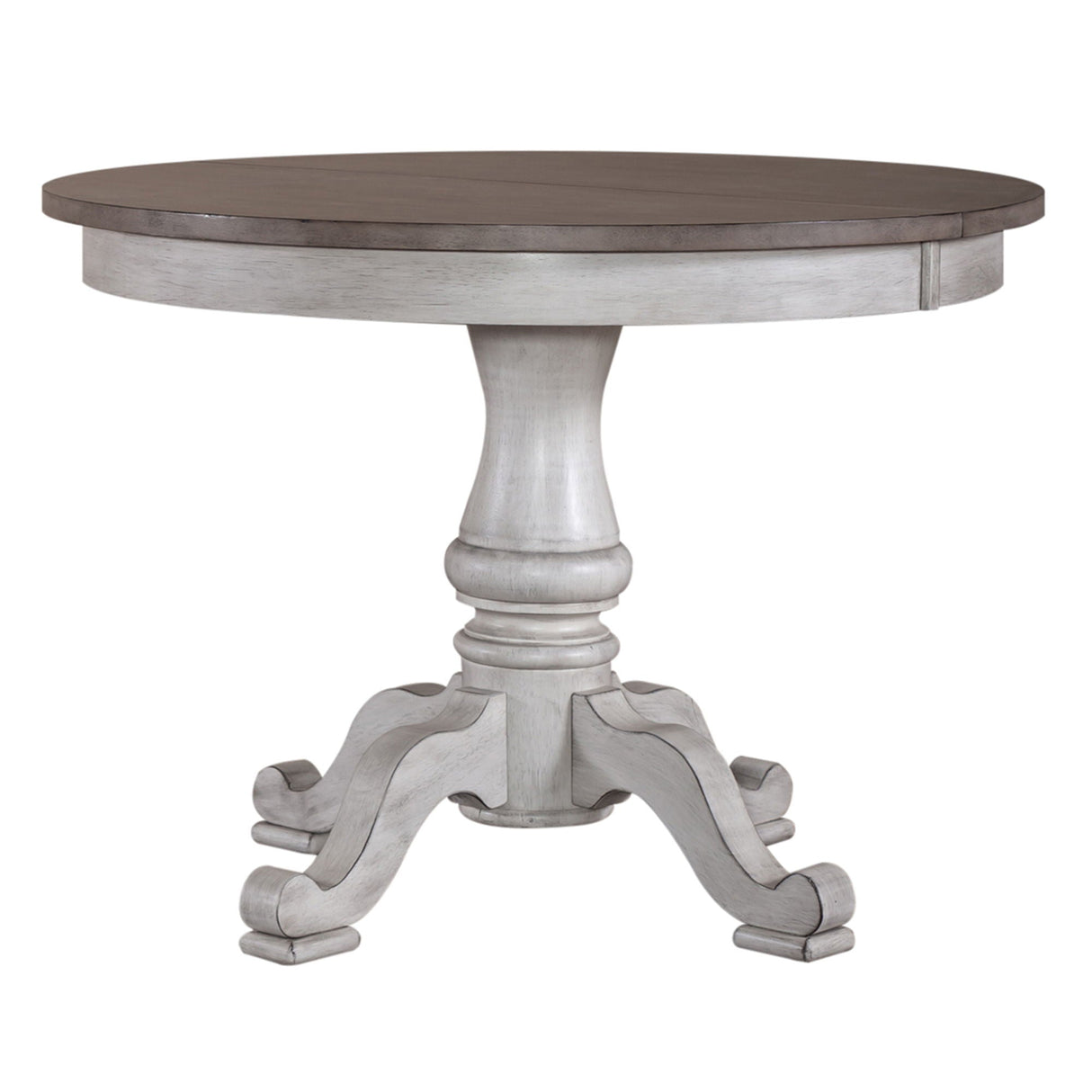 Liberty Furniture Ocean Isle - Pedestal Table Set - Antique White | Meri Furniture