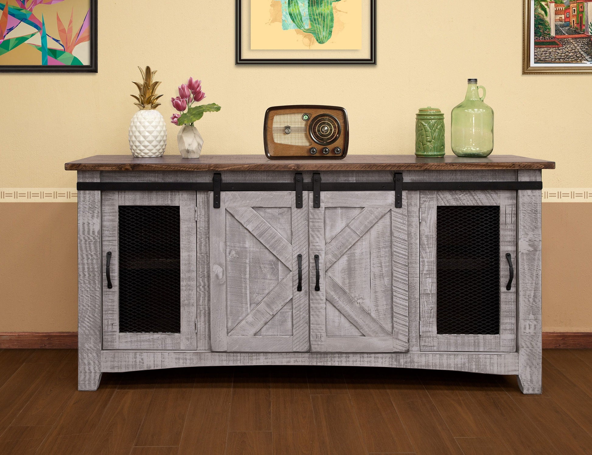 International Furniture Direct Pueblo - TV Stand | Meri Furniture