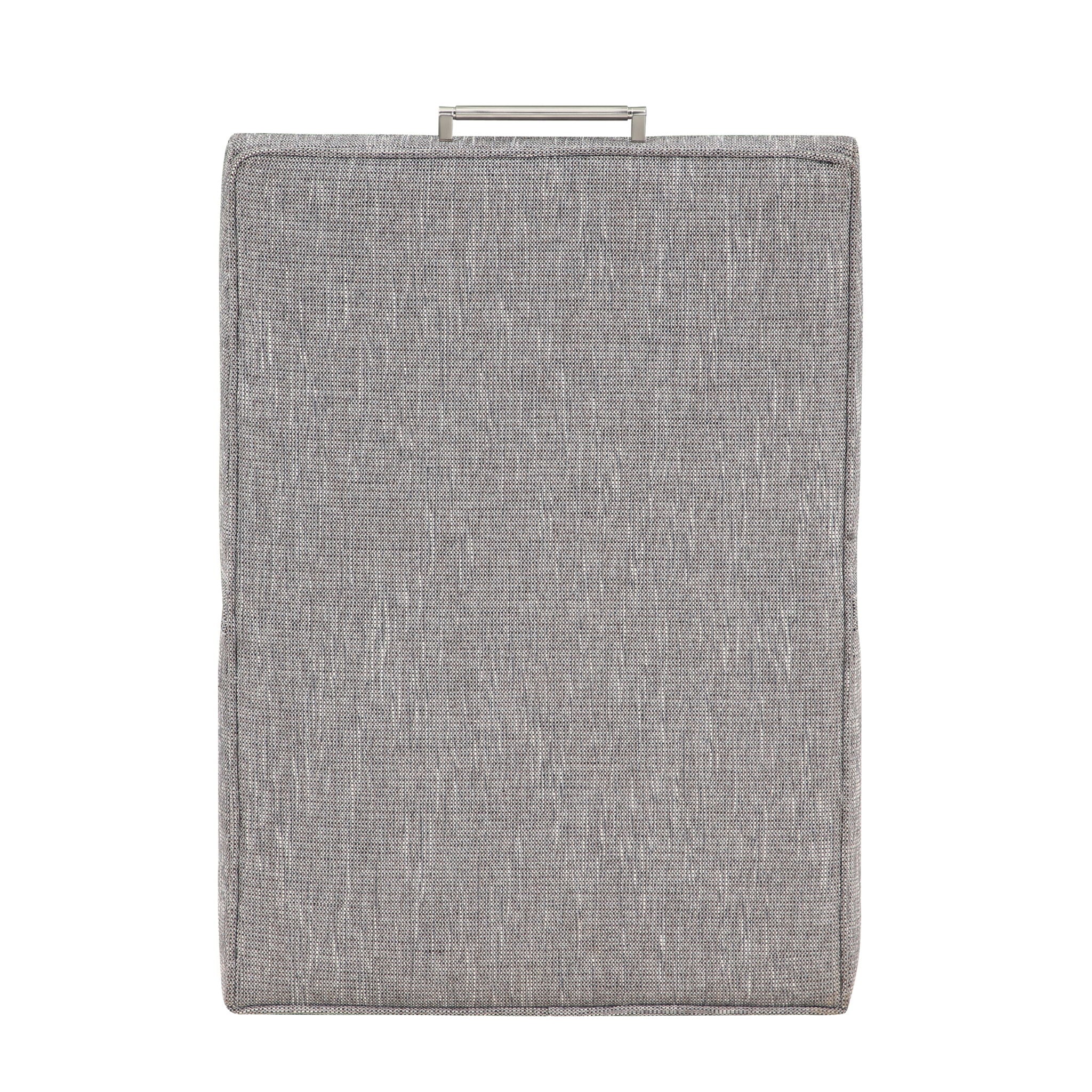 Della - Upholstered Castered Chair - Gray