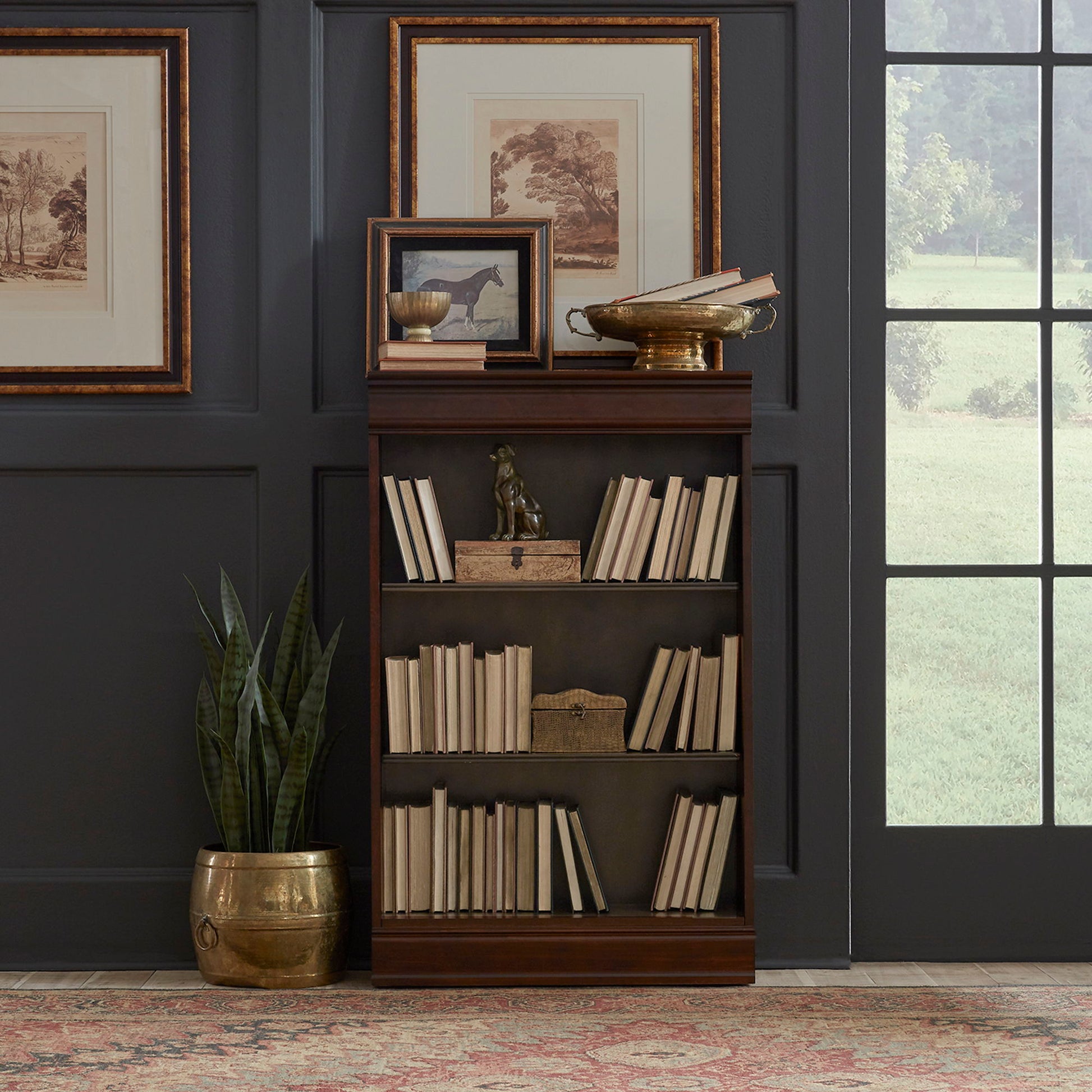 Liberty Furniture Brayton Manor - Jr Executive Bookcase (RTA) | Meri Furniture