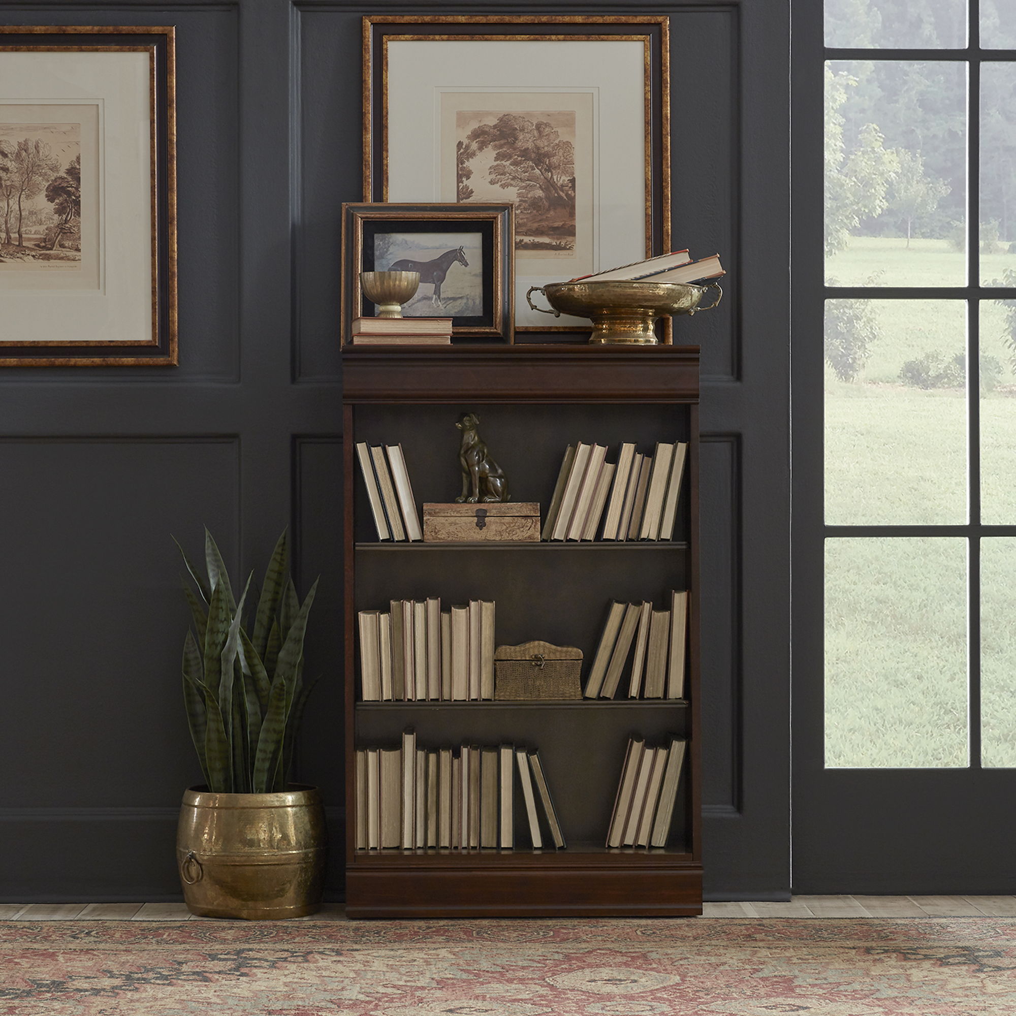 Liberty Furniture Brayton Manor - Jr Executive Bookcase (RTA) | Meri Furniture