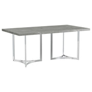 Coaster Fine Furniture Sterling - Rectangular Dining Table - Gray | Meri Furniture