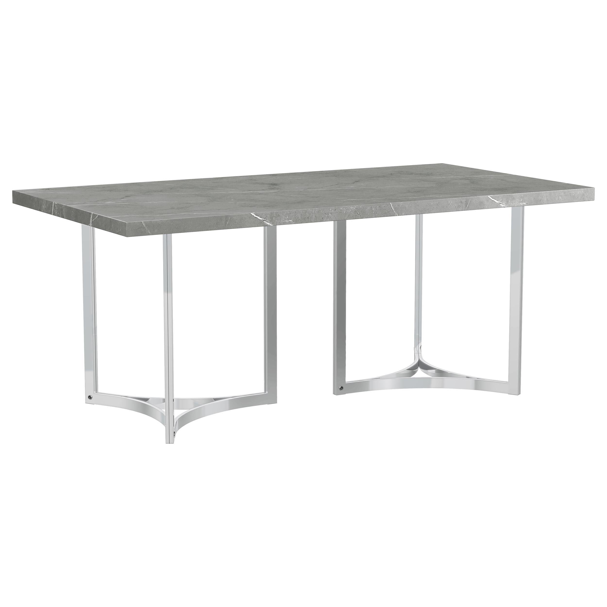 Coaster Fine Furniture Sterling - Rectangular Dining Table - Gray | Meri Furniture