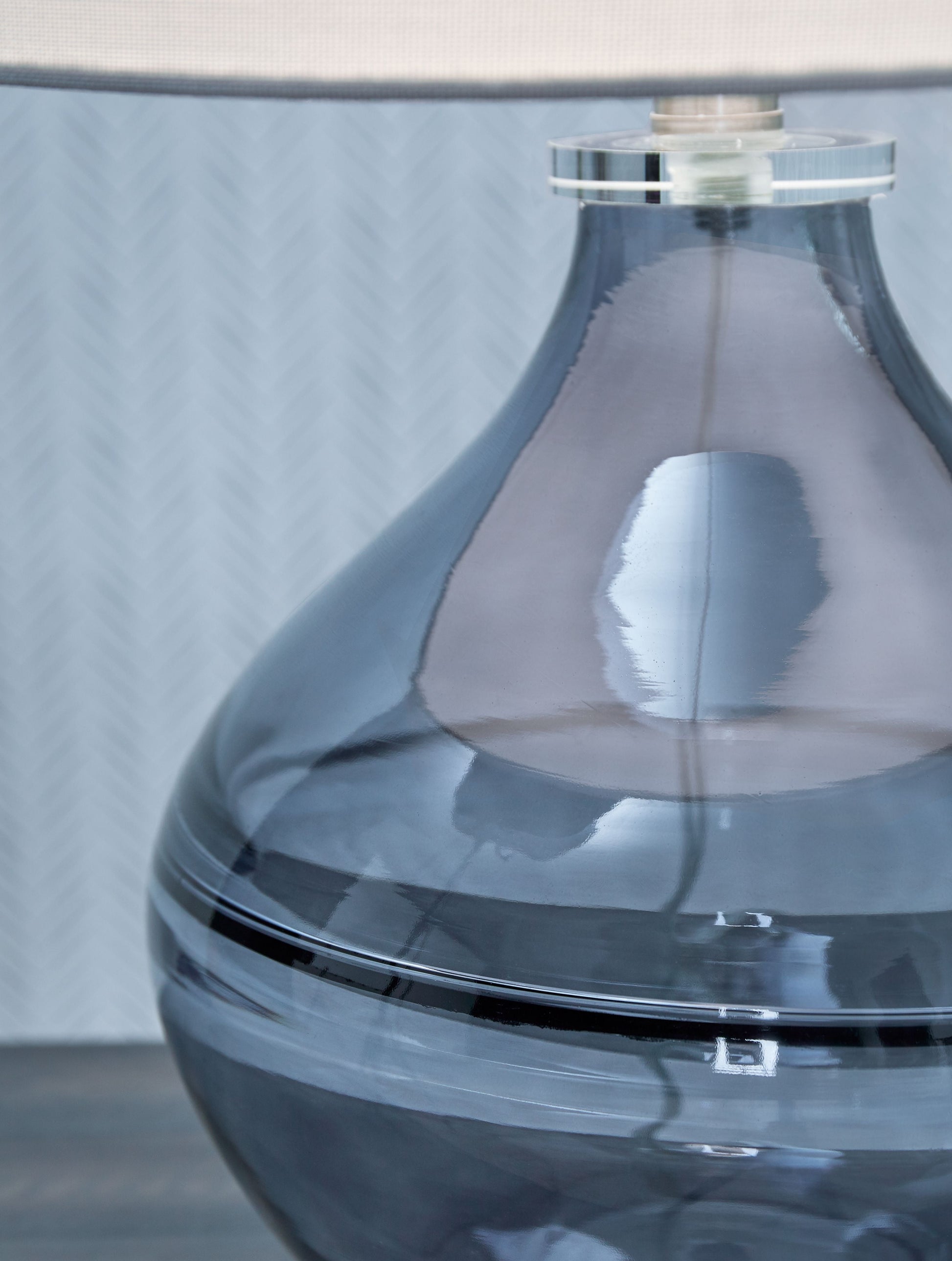 Signature Design by Ashley® Lemmitt - Glass Table Lamp | Meri Furniture