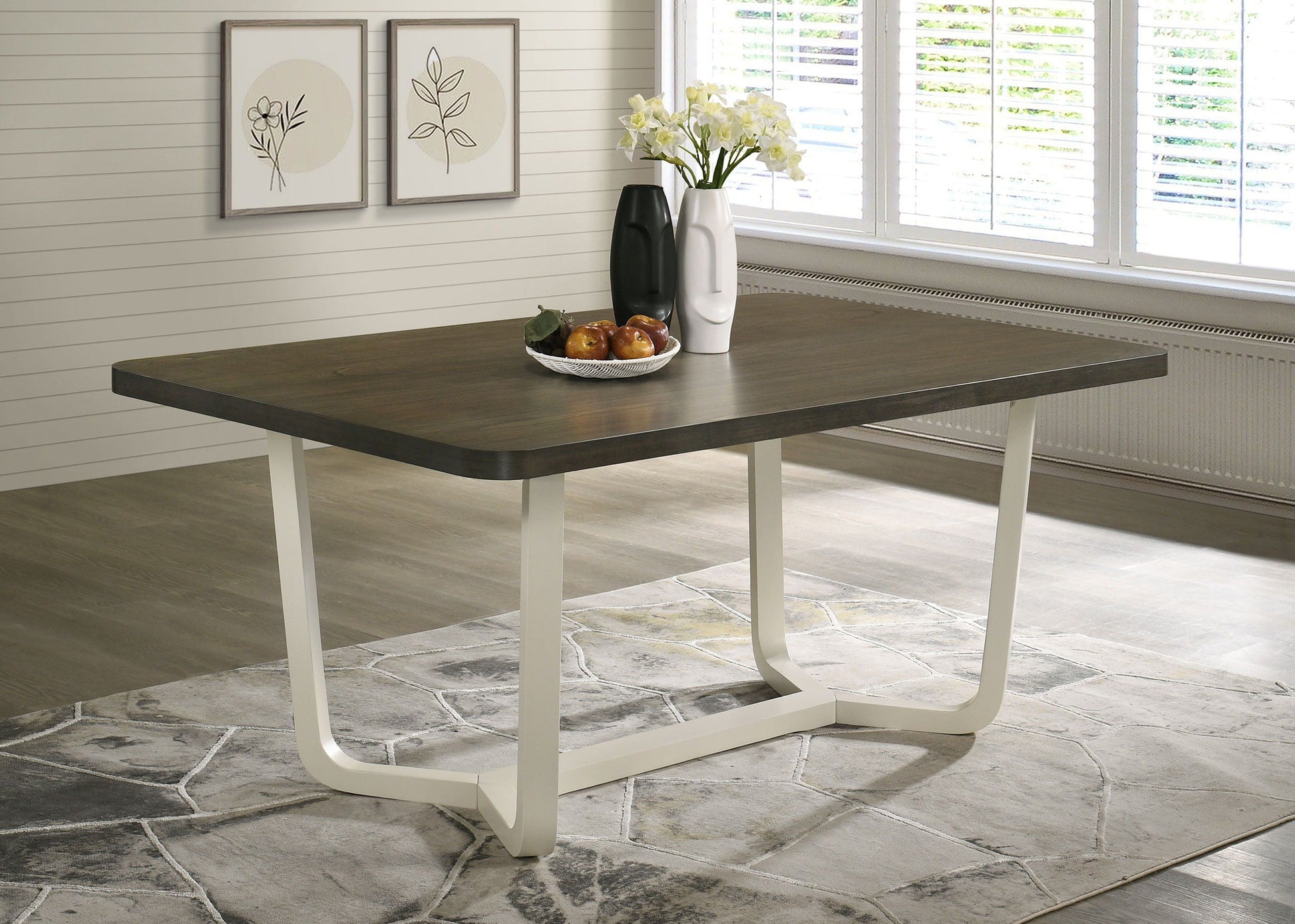 Coaster Fine Furniture Biloxi - Rectangular Wood Dining Table - Grayish Brown | Meri Furniture