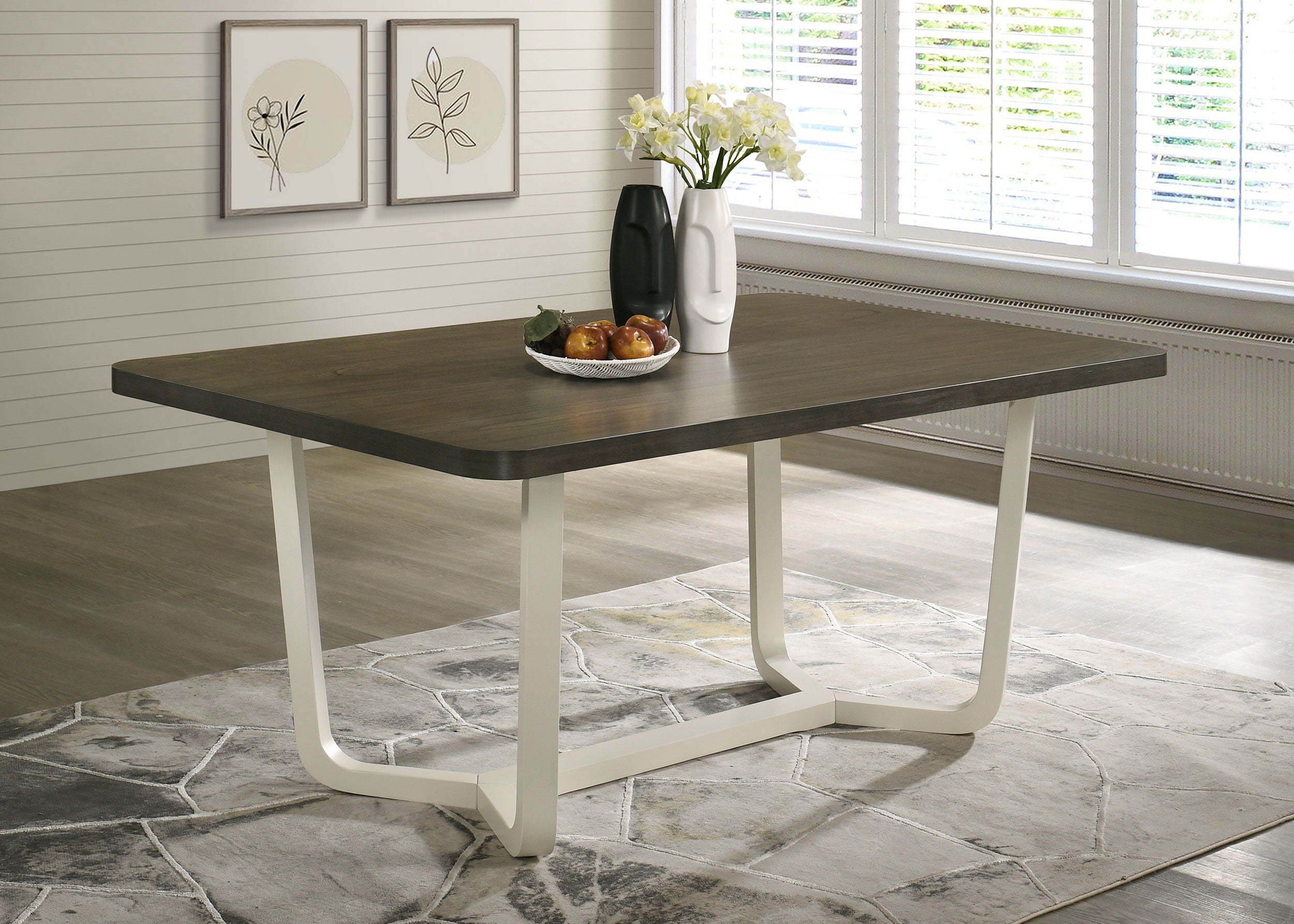 Coaster Fine Furniture Biloxi - Rectangular Wood Dining Table - Grayish Brown | Meri Furniture