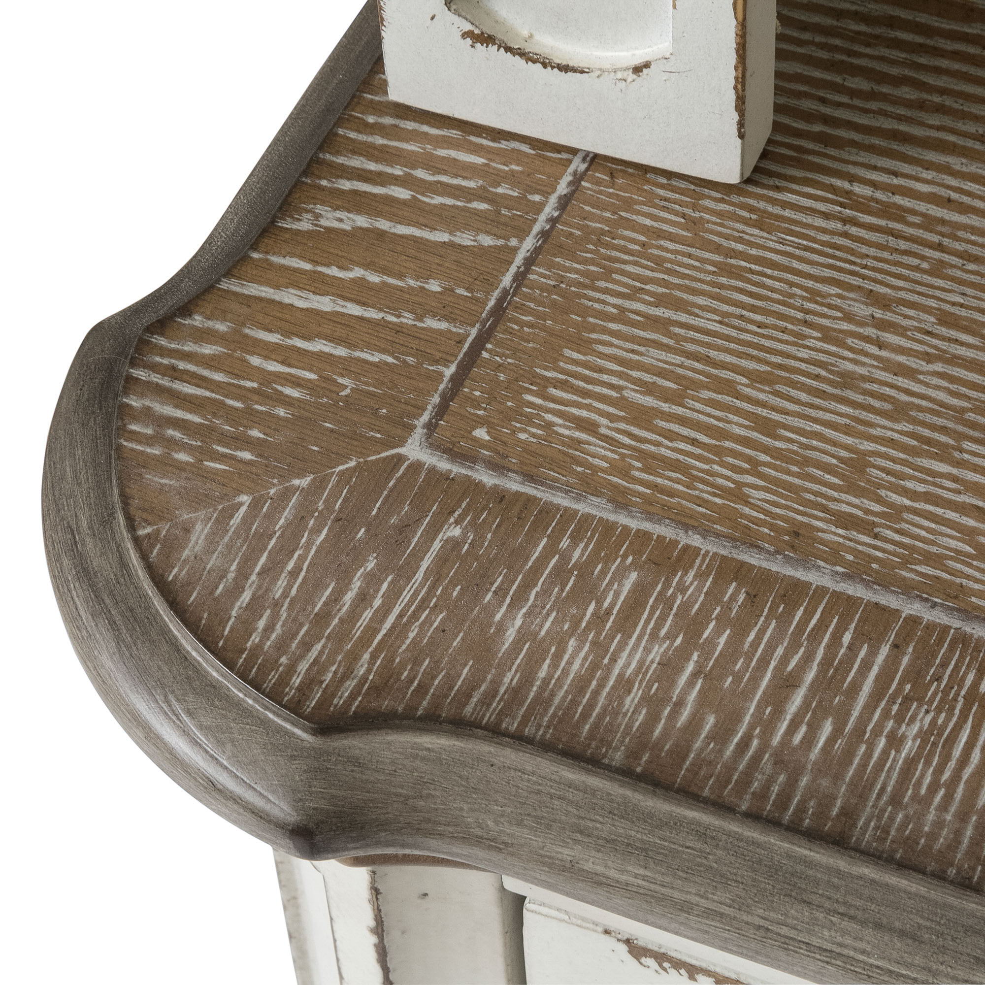 Magnolia Manor - EnteRTAinment TV Stand - Weathered Bisque