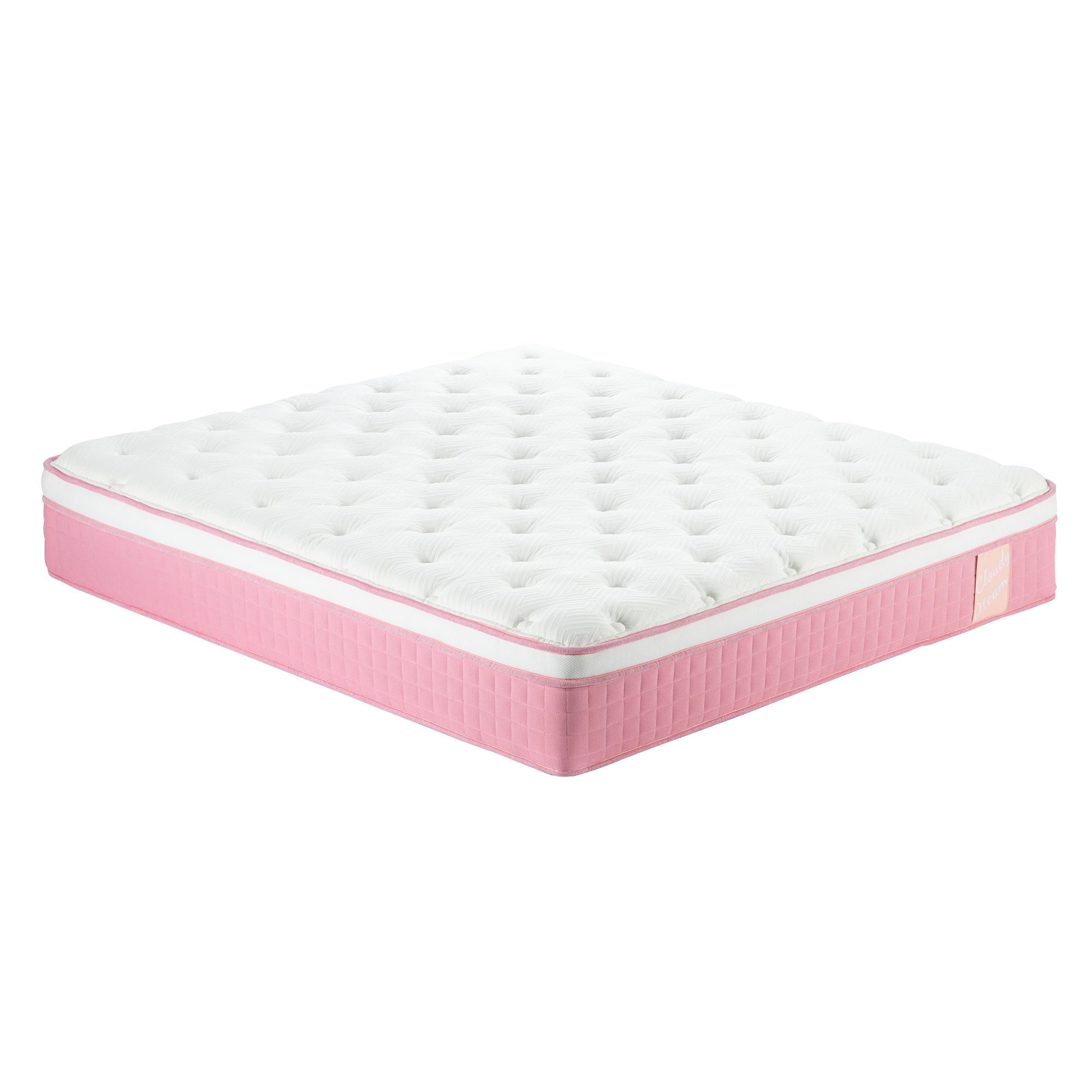 12" Hybrid Mattress With Individual Pocket Spring, Comortable Memory Foam