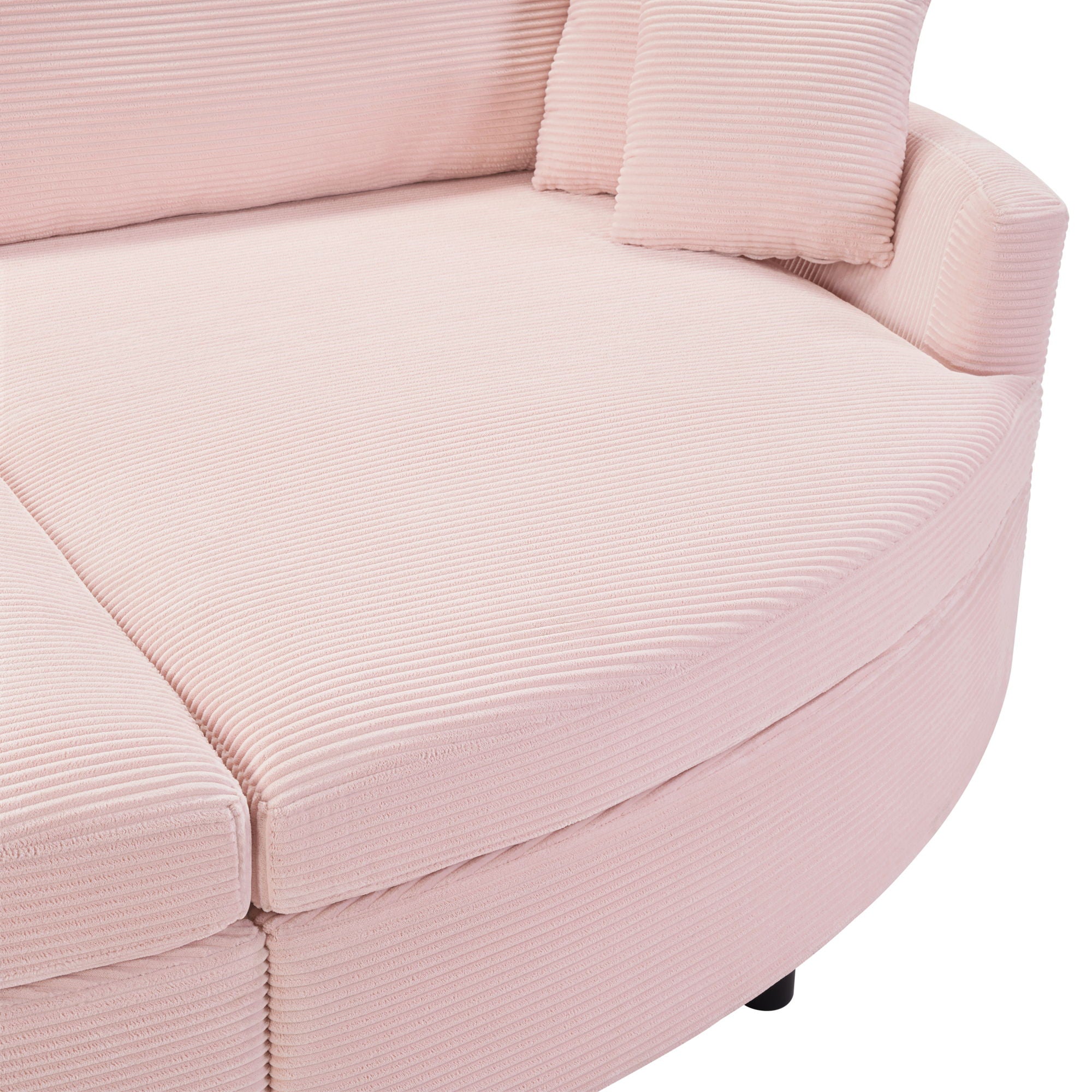 Oversized Double Chaise Lounge Sofa With USB Ports