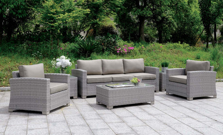 Primo International 6 Pc. Patio Set w/ Coffee Table + 2 End Tables | Meri Furniture