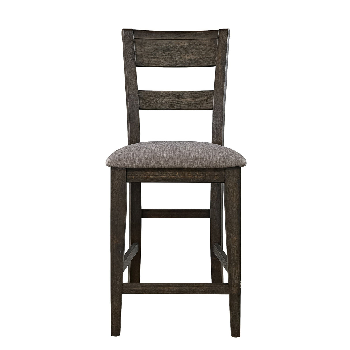 Double Bridge - Splat Back Counter Chair - Dark Brown