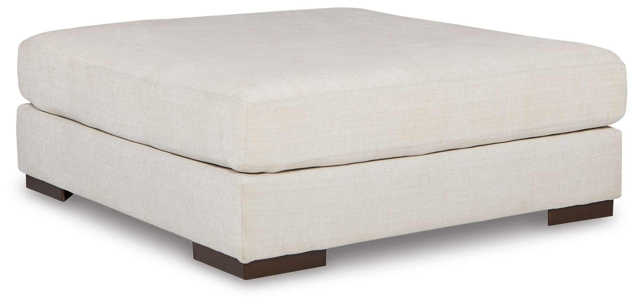 Ashley® Lyndeboro - Natural - Oversized Accent Ottoman | Meri Furniture