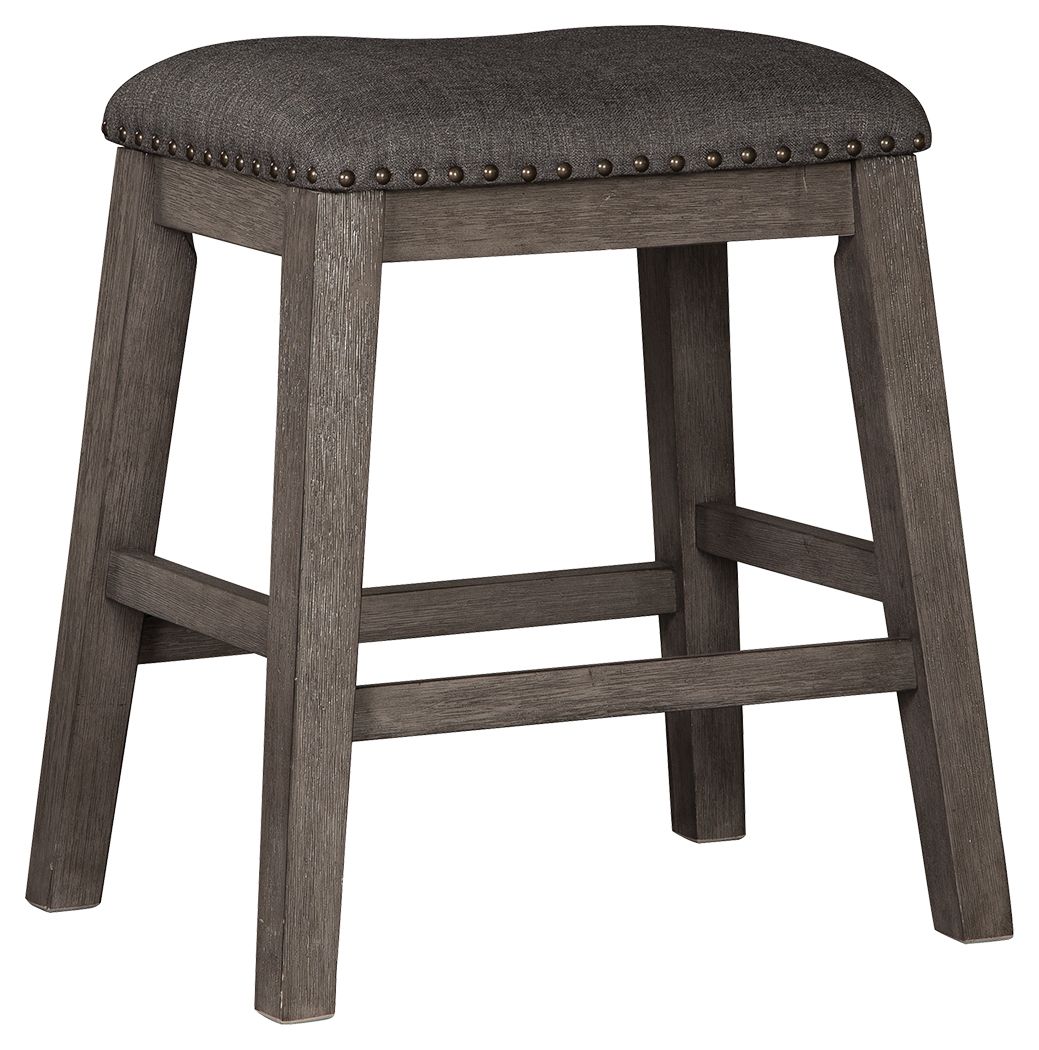 Signature Design by Ashley® Caitbrook - Gray - Upholstered Stool (Set of 2) | Meri Furniture