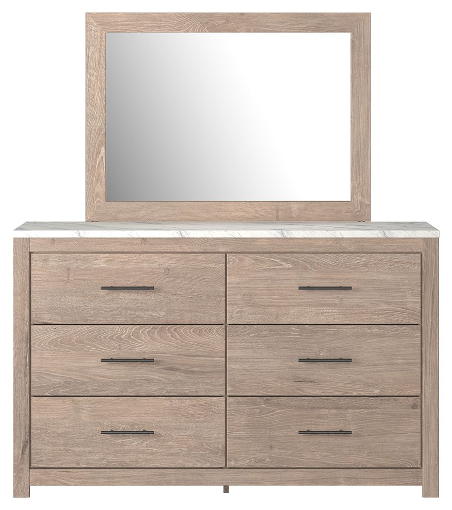 Ashley Furniture Senniberg - Dresser, Mirror | Meri Furniture