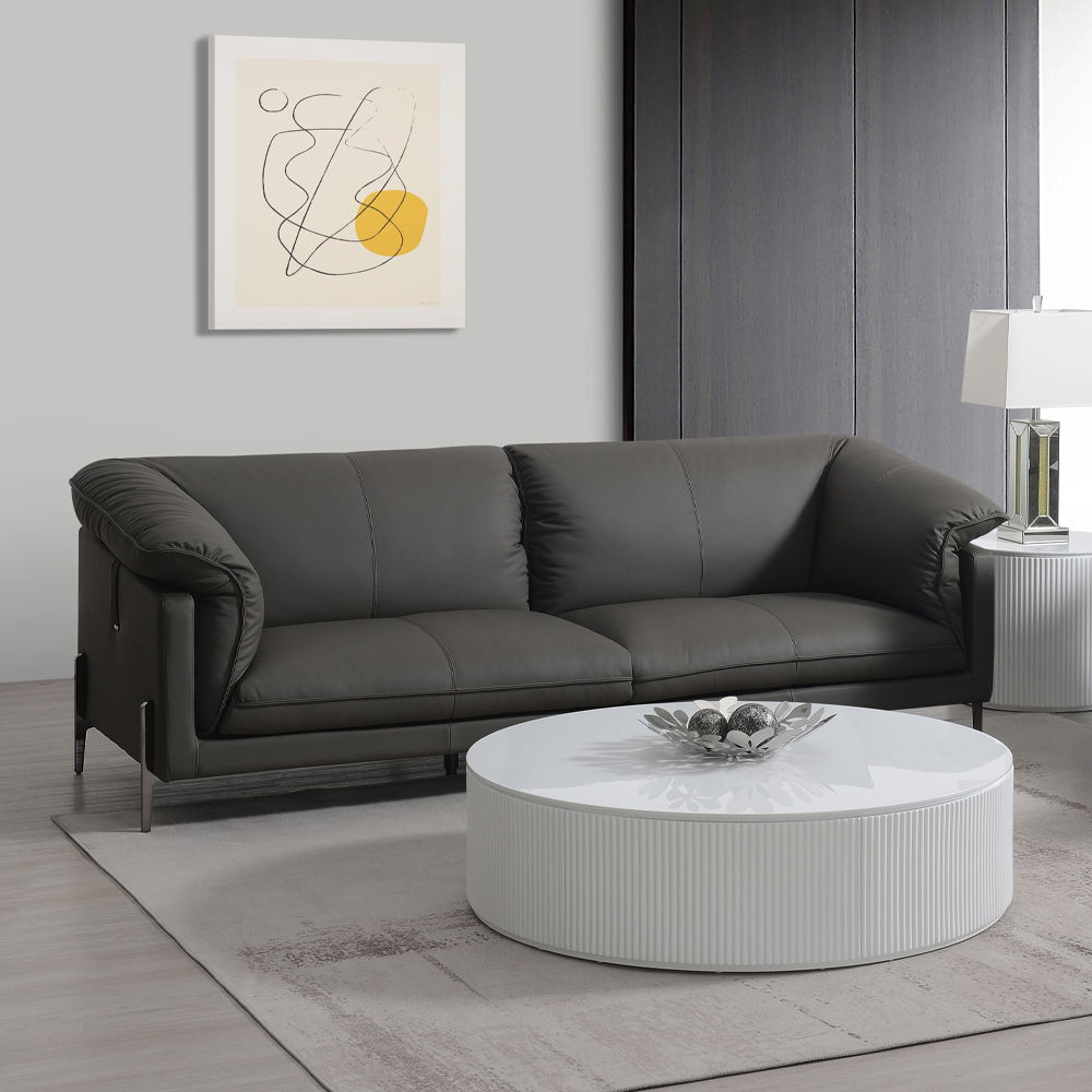 ACME Tadi - Sofa - Black Top Grain Leather | Meri Furniture