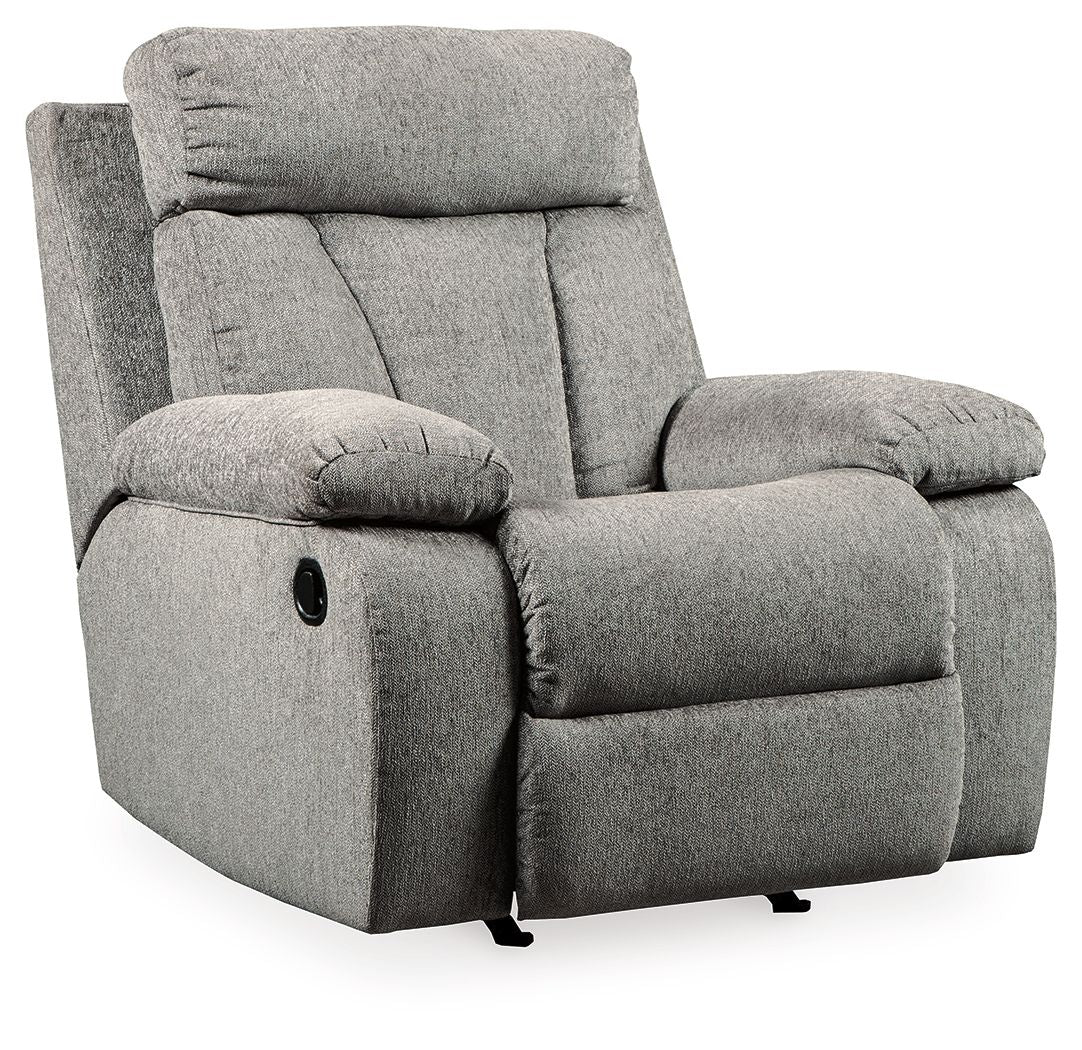 Ashley Furniture Mitchiner - Fog - Rocker Recliner | Meri Furniture