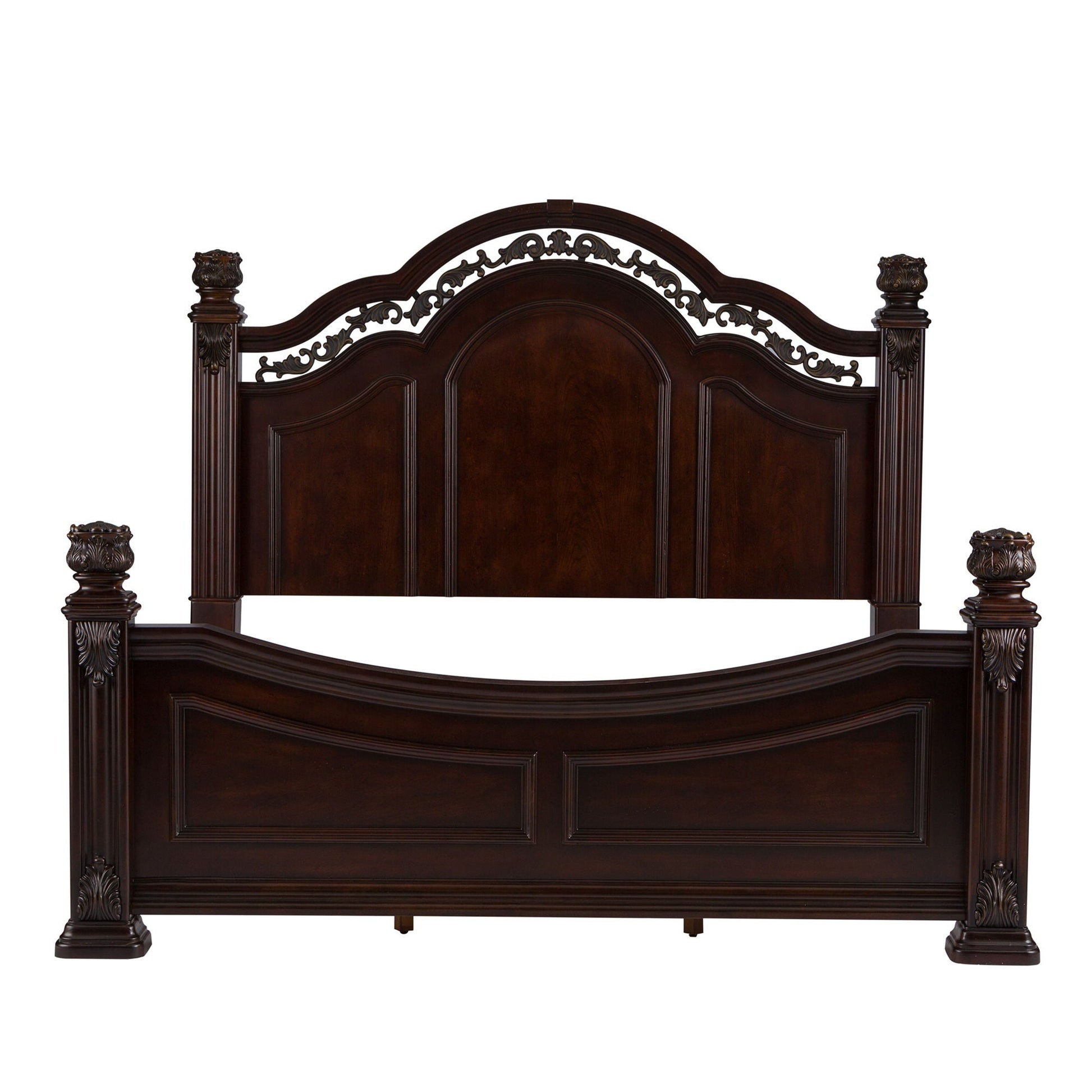 Liberty Furniture Messina Estates - Poster Bed, Dresser & Mirror | Meri Furniture