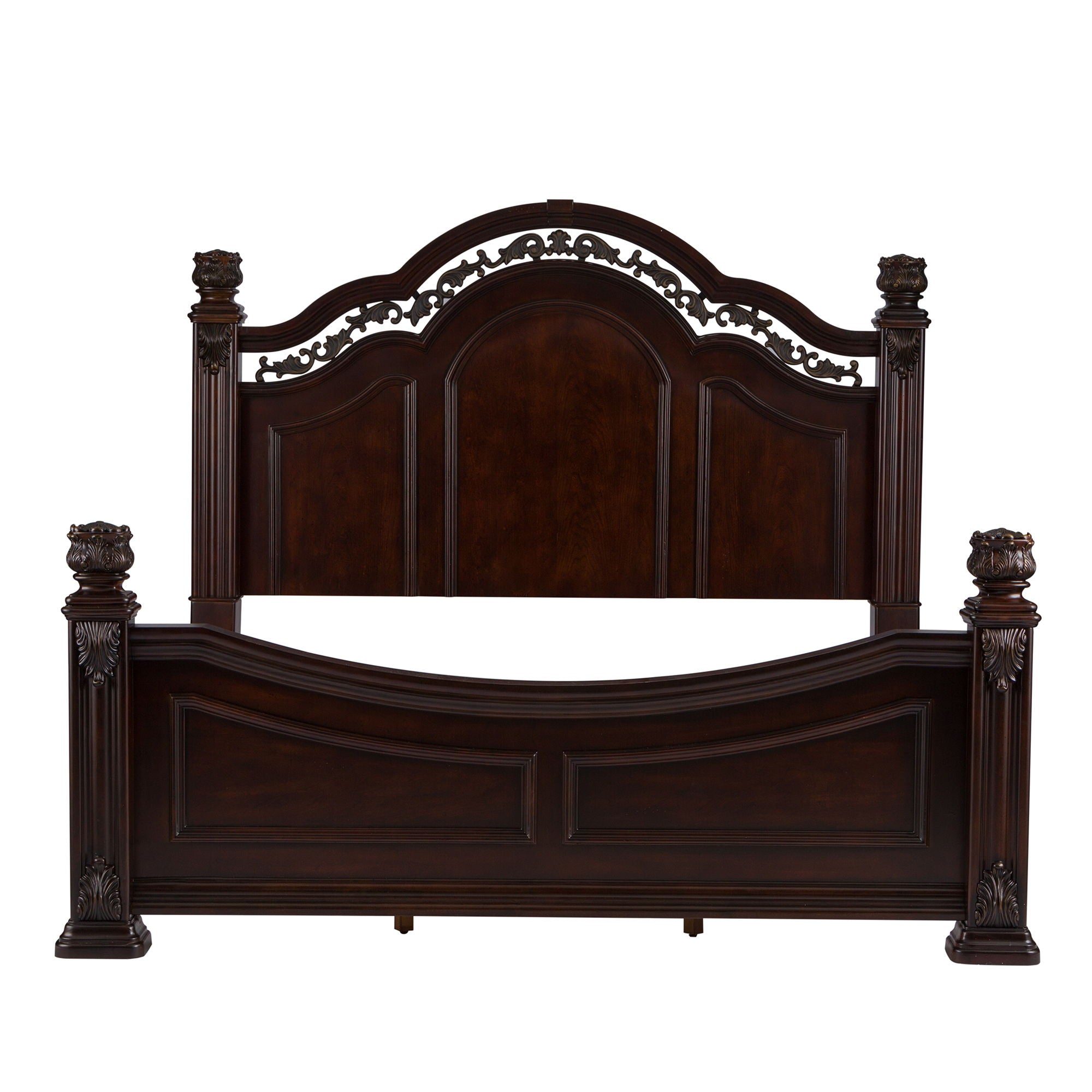 Liberty Furniture Messina Estates - Poster Bed, Dresser & Mirror | Meri Furniture