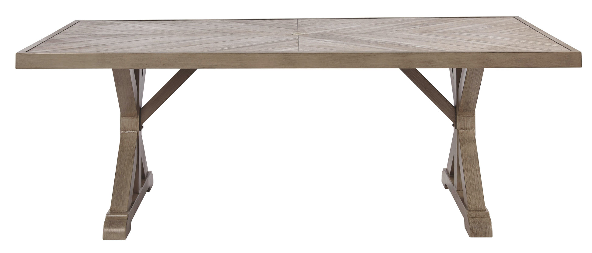 Ashley Furniture Beachcroft - Rect Dining Table W/Umb Opt | Meri Furniture
