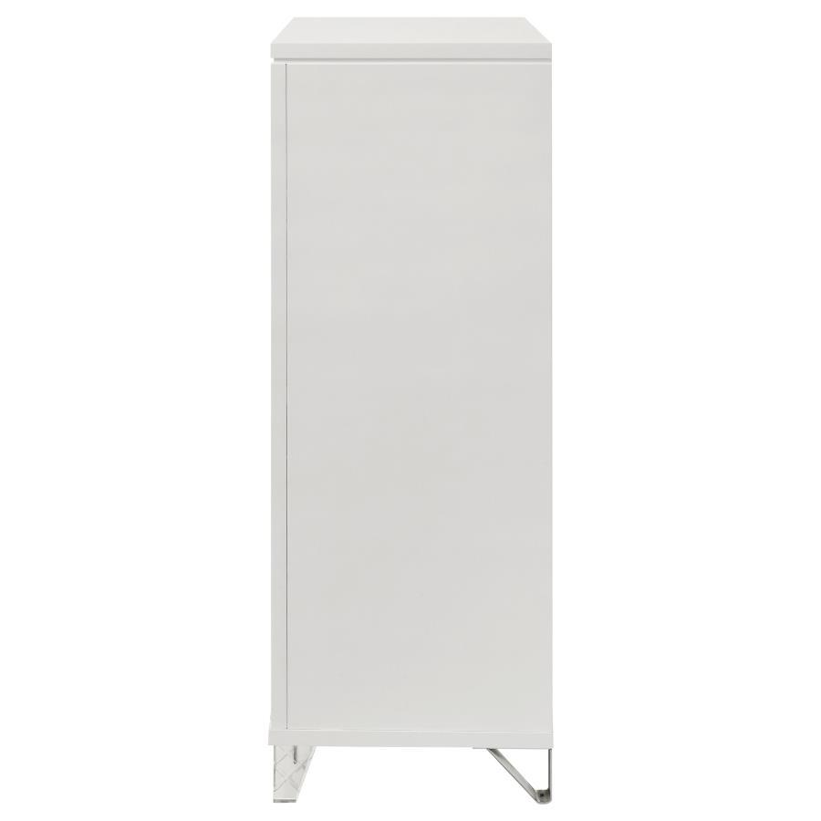 Marmore - 5-Drawer Bedroom Chest Of Drawers - White